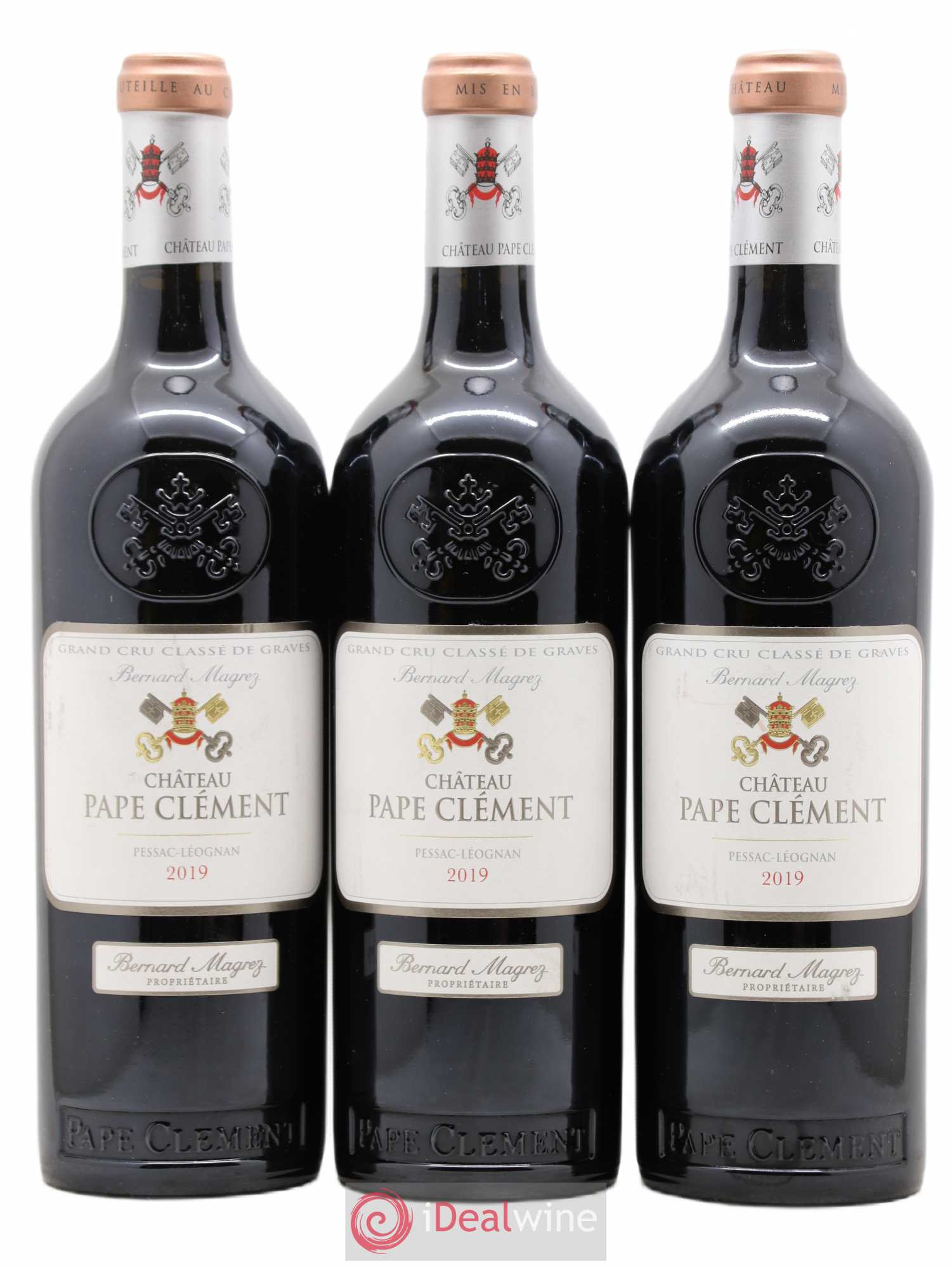 Château Pape Clément Cru Classé de Graves 2019 - Lot de 3 bouteilles - 0