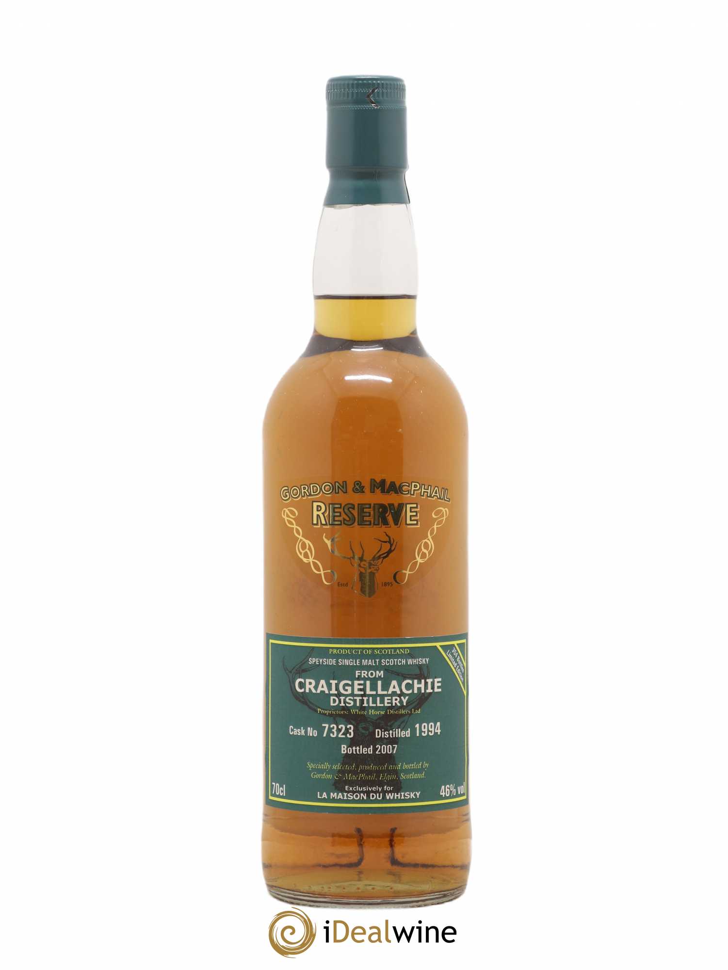 Whisky Gordon and Macphail Reserve Craigellachie 1994 - Posten von 1 Flasche - 1