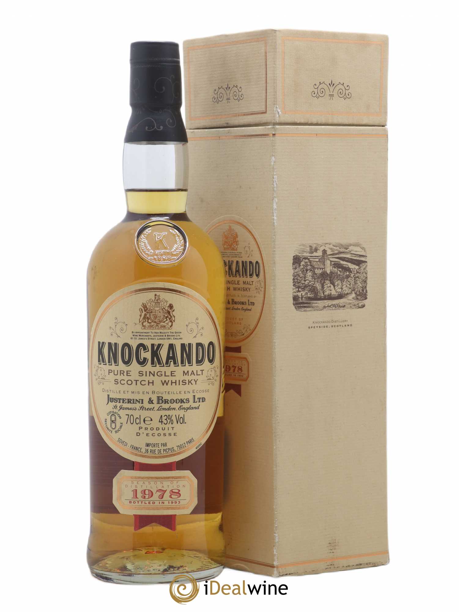 Whisky Knockando 1978 - Posten von 1 Flasche - 0
