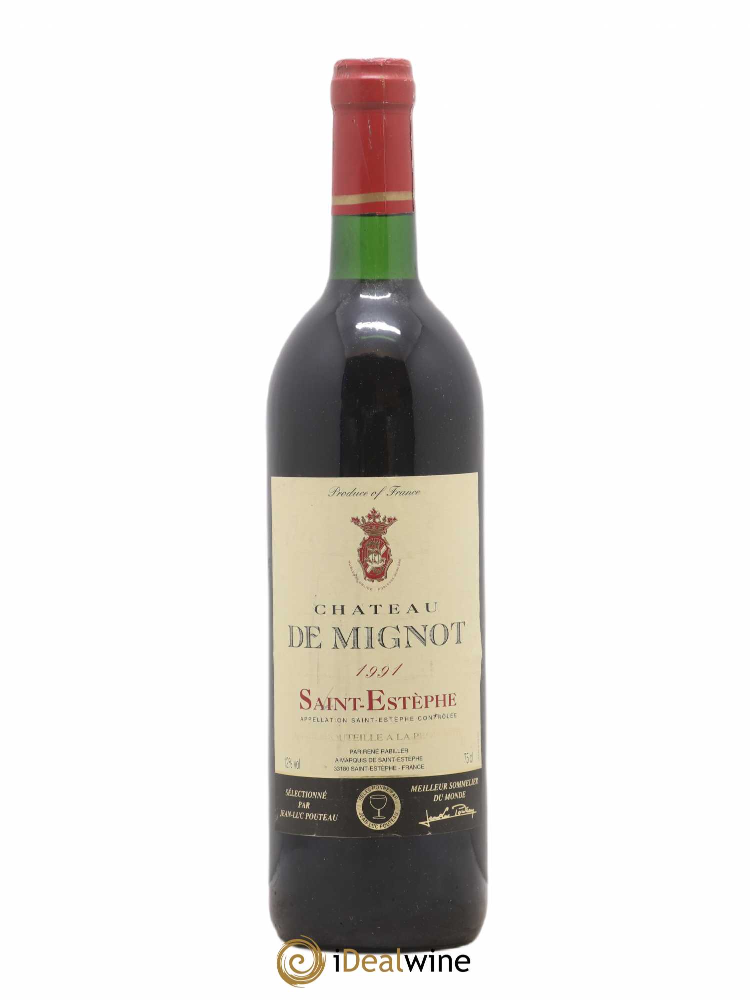 Saint-Estèphe Château de Mignot 1991 - Lot de 1 bouteille - 0