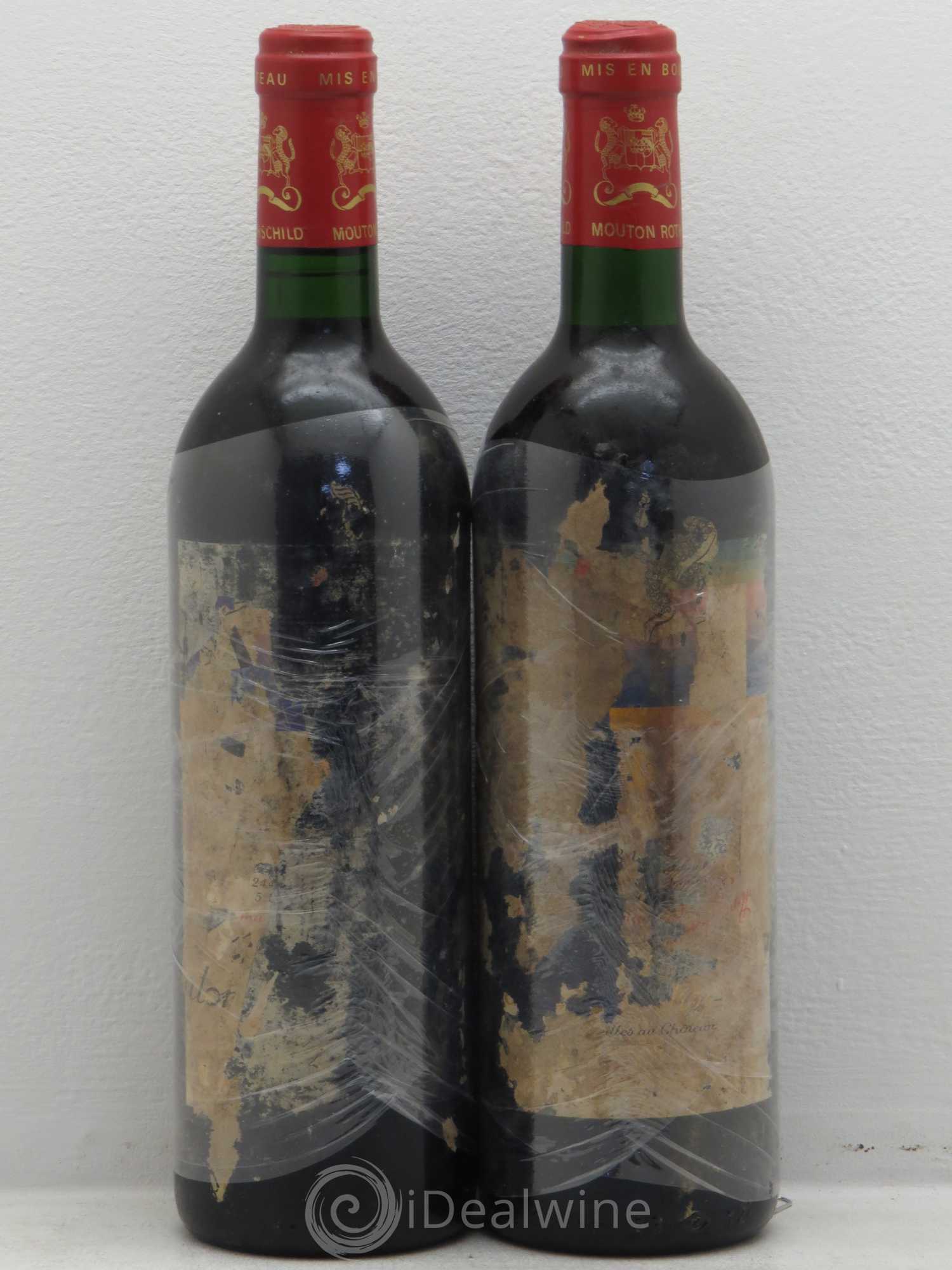 Château Mouton Rothschild 1er Grand Cru Classé 1984 - Lot de 2 bouteilles - 0