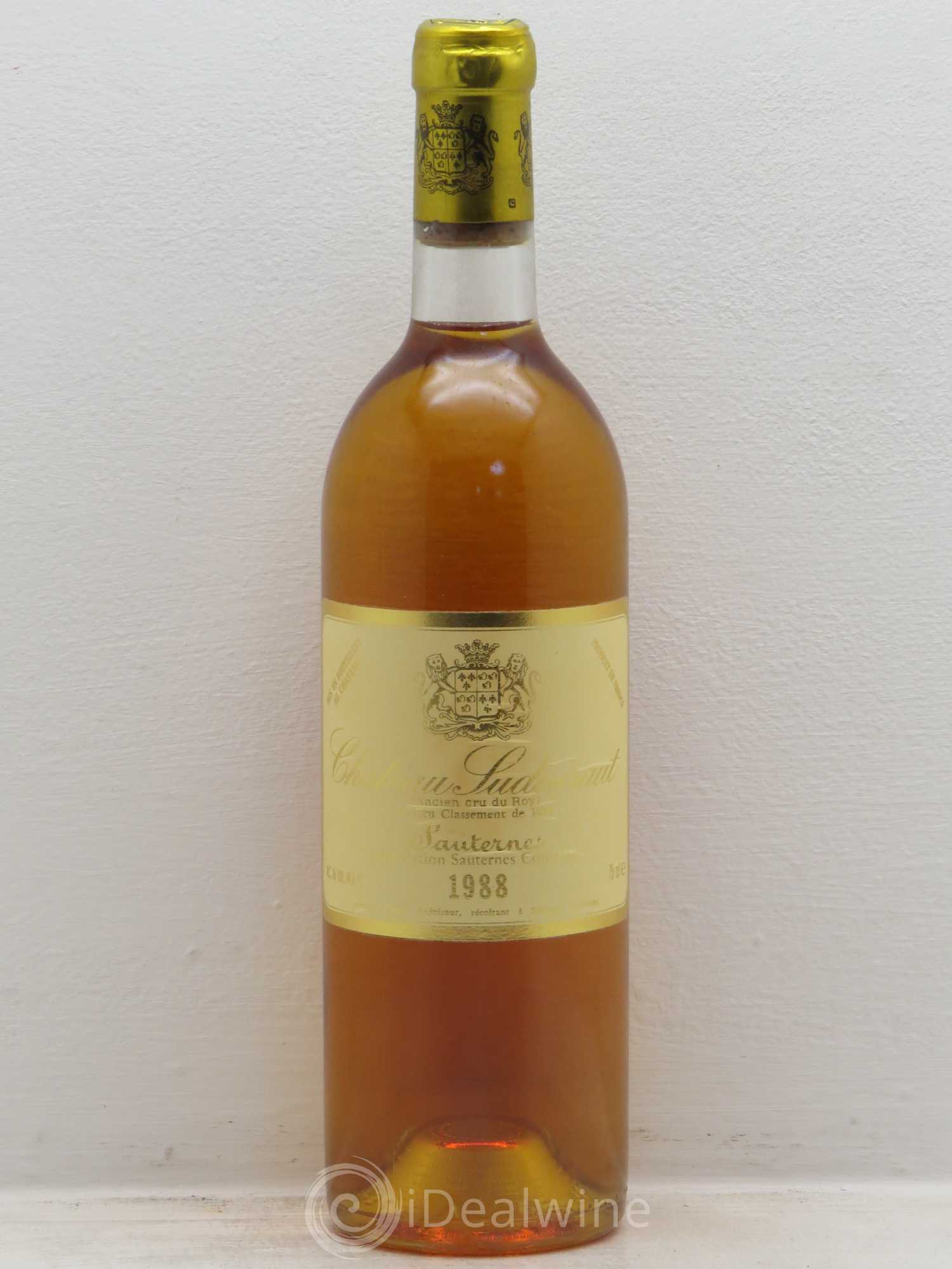 Château Suduiraut 1er Grand Cru Classé 1988 - Lotto di 1 bottiglia - 0