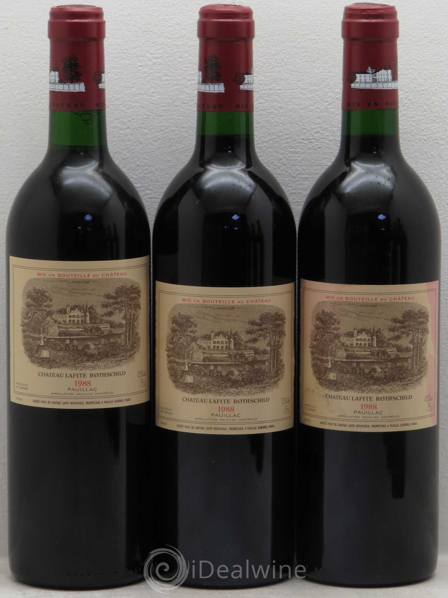 Château Lafite Rothschild 1er Grand Cru Classé 1988 - Lot de 6 bouteilles - 2