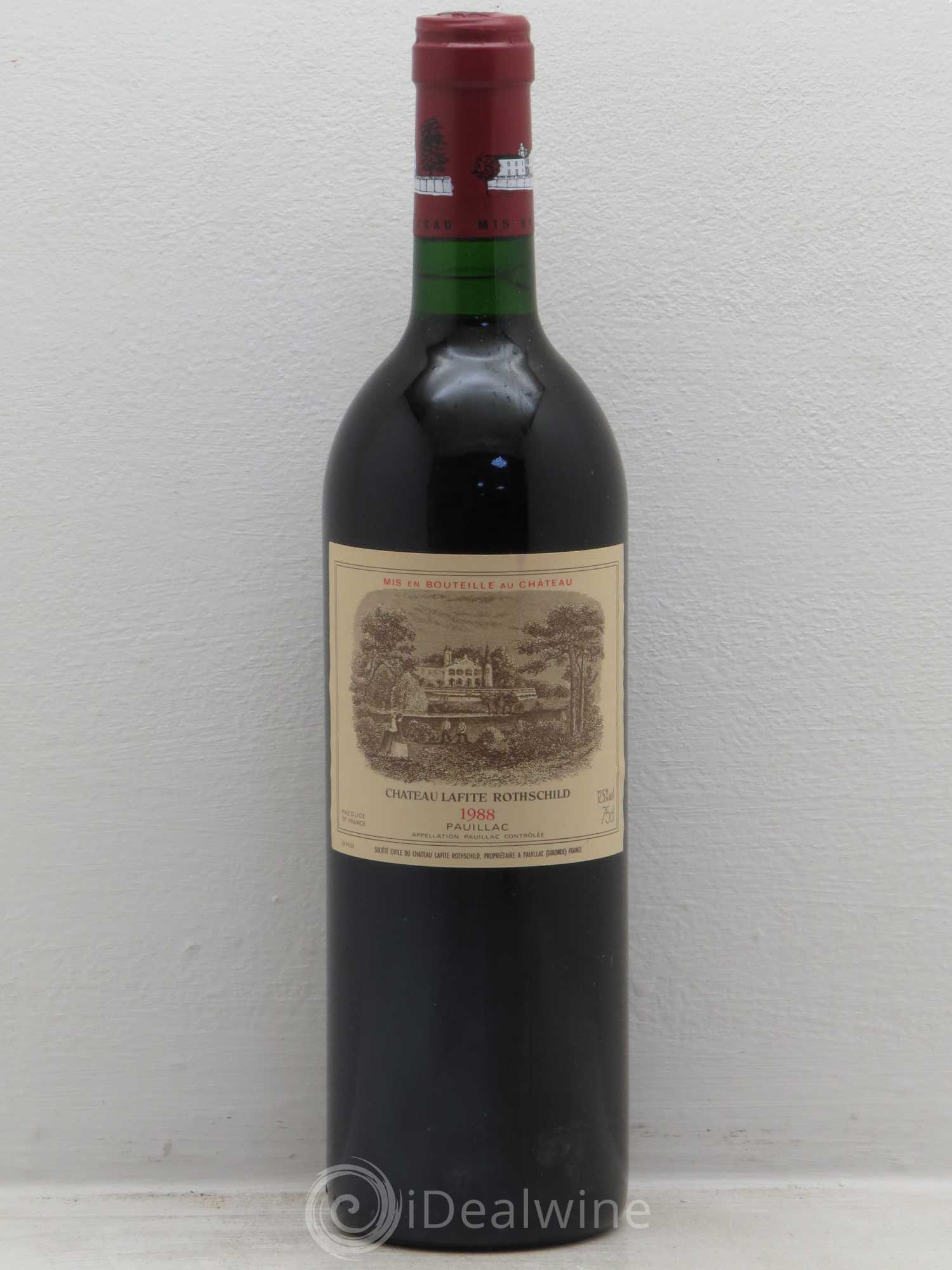 Château Lafite Rothschild 1er Grand Cru Classé 1988 - Lot de 1 bouteille - 0