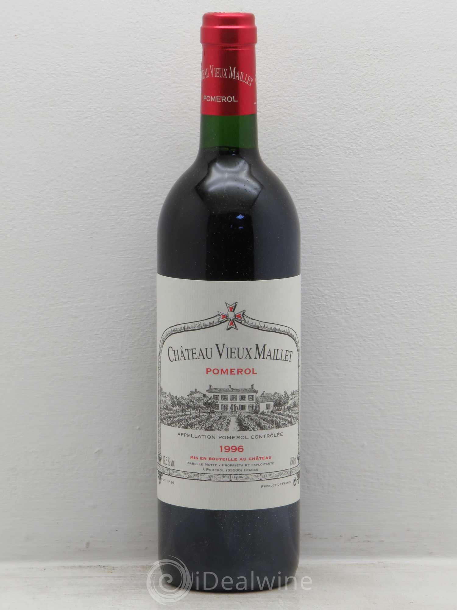 Château Vieux Maillet 1996 - Lot de 12 bouteilles - 0