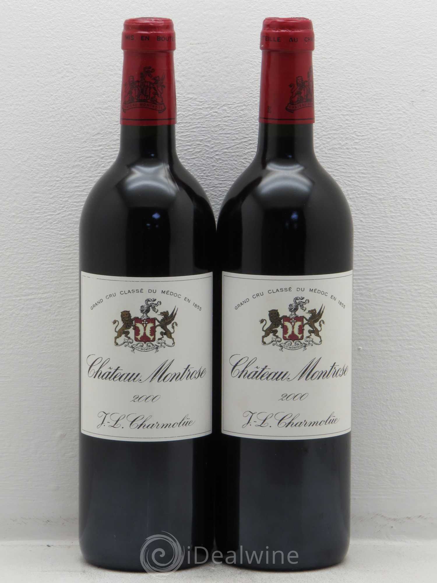 Château Montrose 2ème Grand Cru Classé 2000 - Lot de 2 bouteilles - 0