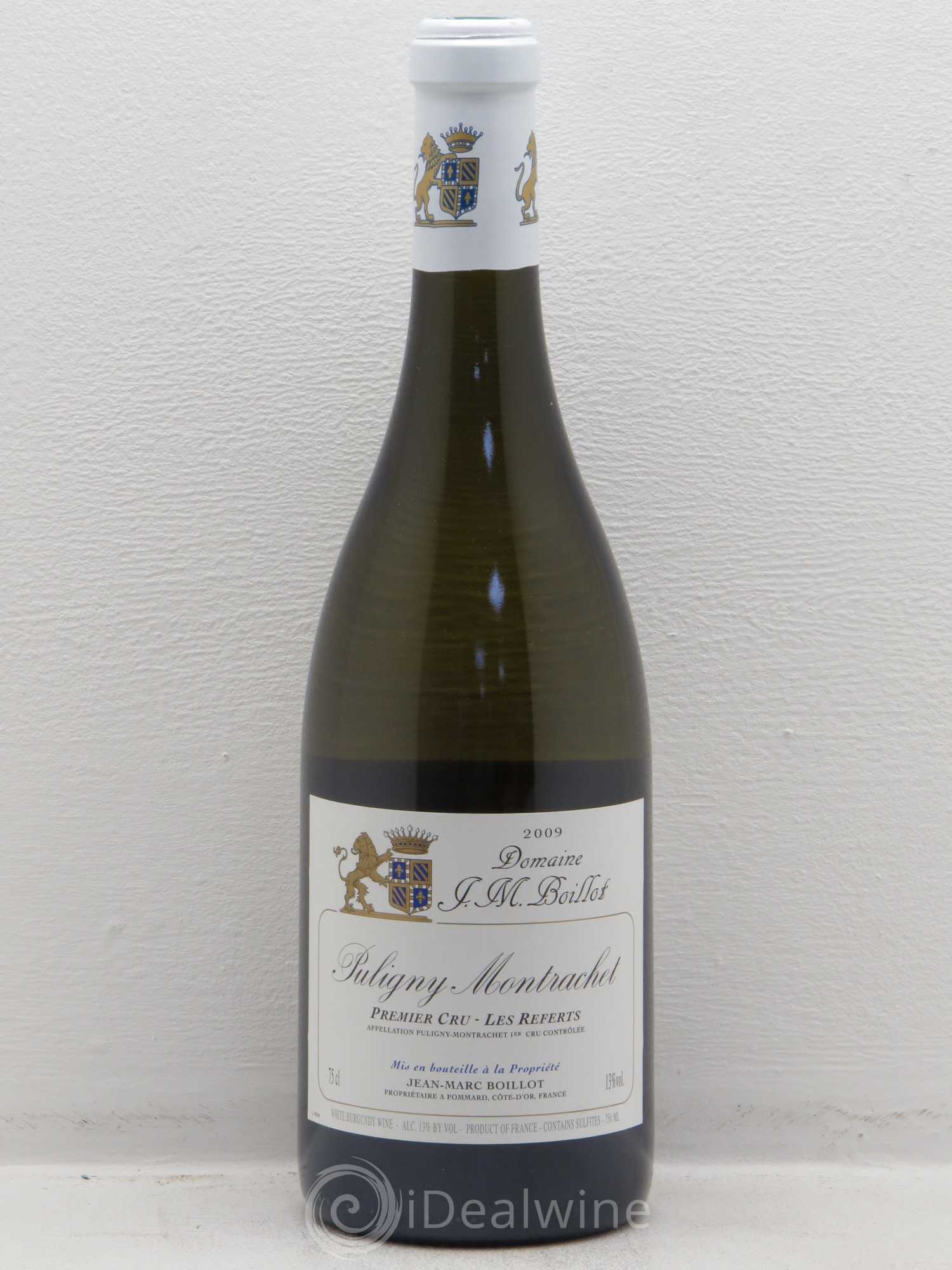 Puligny-Montrachet 1er Cru Les Referts Jean Marc Boillot 2009 - Posten von 1 Flasche - 0