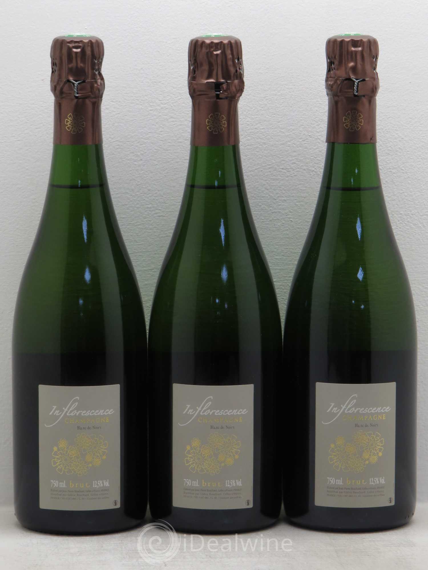 Champagne Inflorescence Blanc de Noirs Lieu Dit Côte de Val Vilaine Bouchard - Posten von 3 Flaschen - 0
