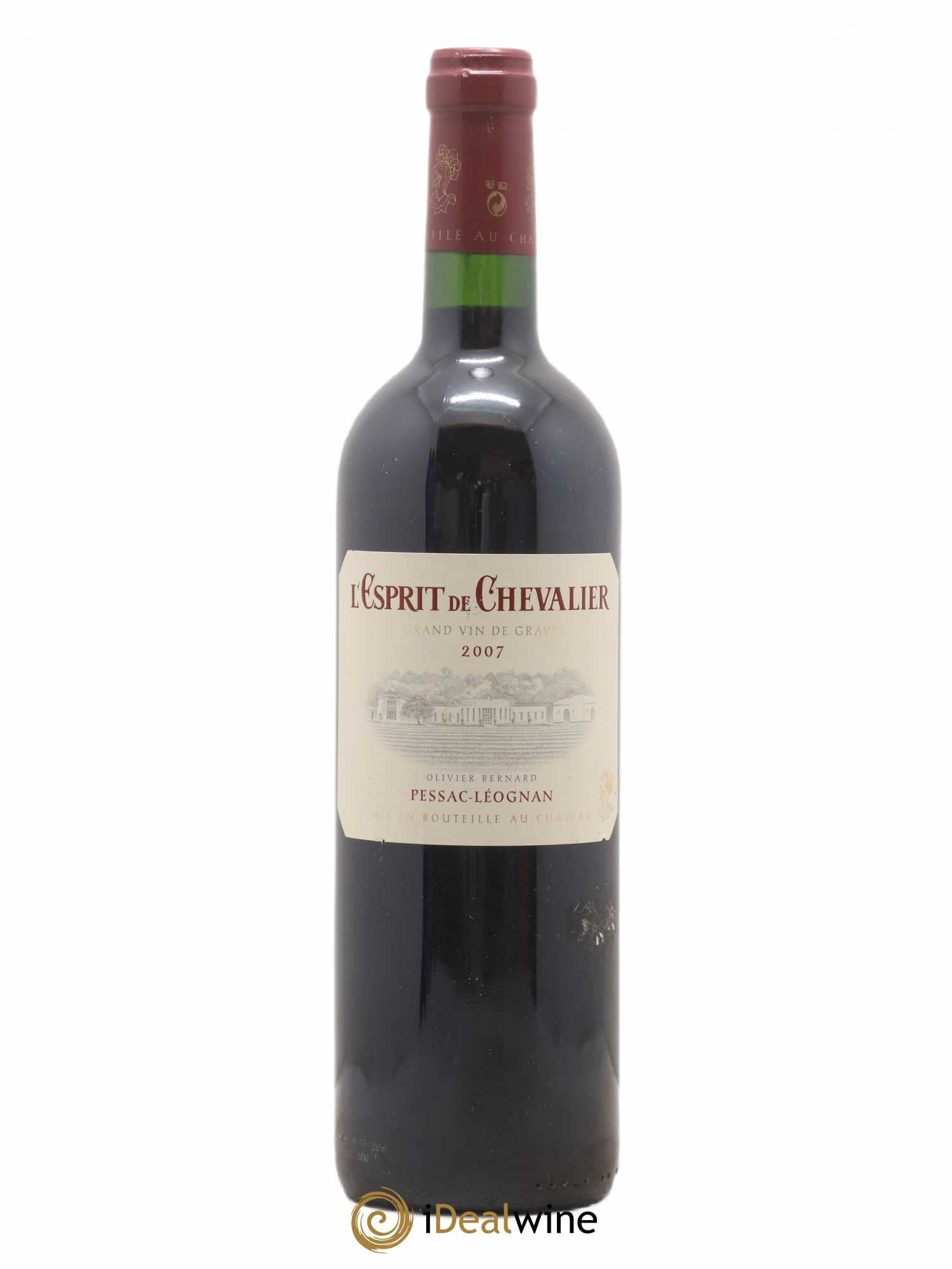 Esprit de Chevalier Second Vin 2007 - Lot de 1 bouteille - 0