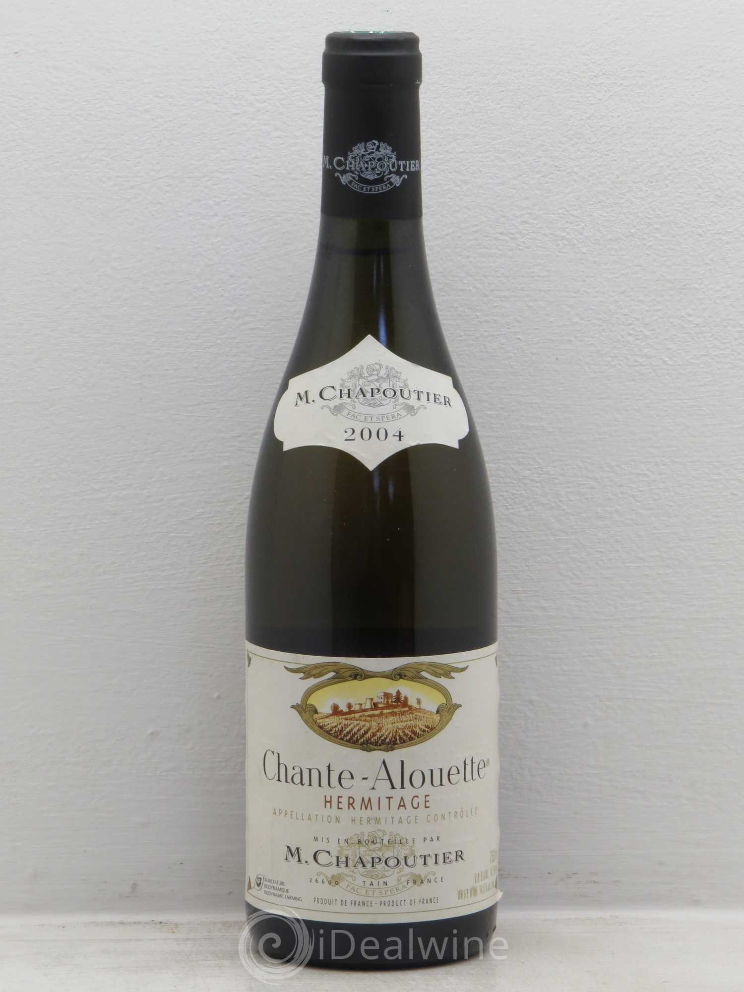 Hermitage Chante Alouette Chapoutier 2004 - Lot de 1 bouteille - 0