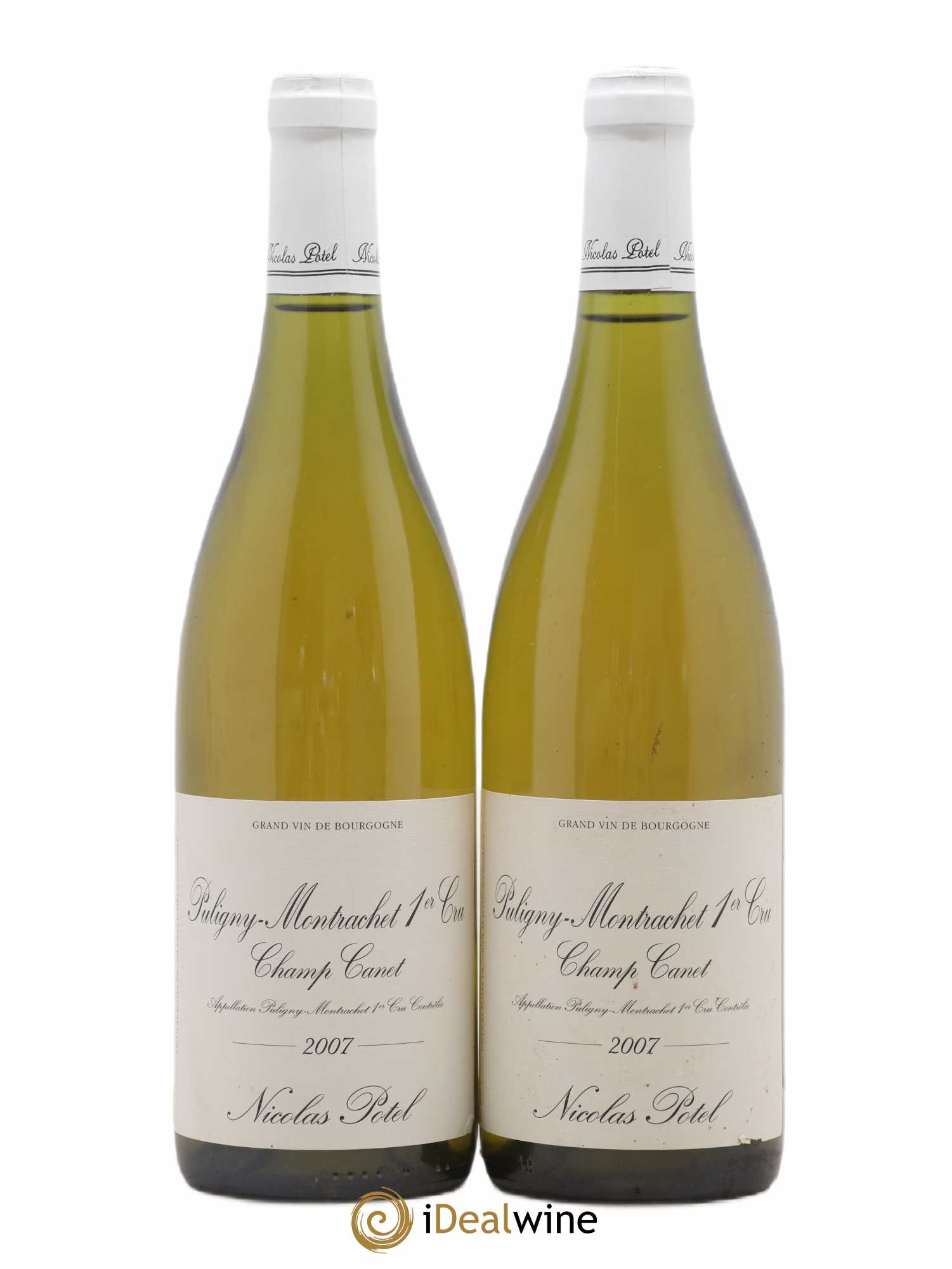 Puligny-Montrachet 1er Cru Champ Canet Nicolas Potel 2007 - Lot de 2 bouteilles - 0
