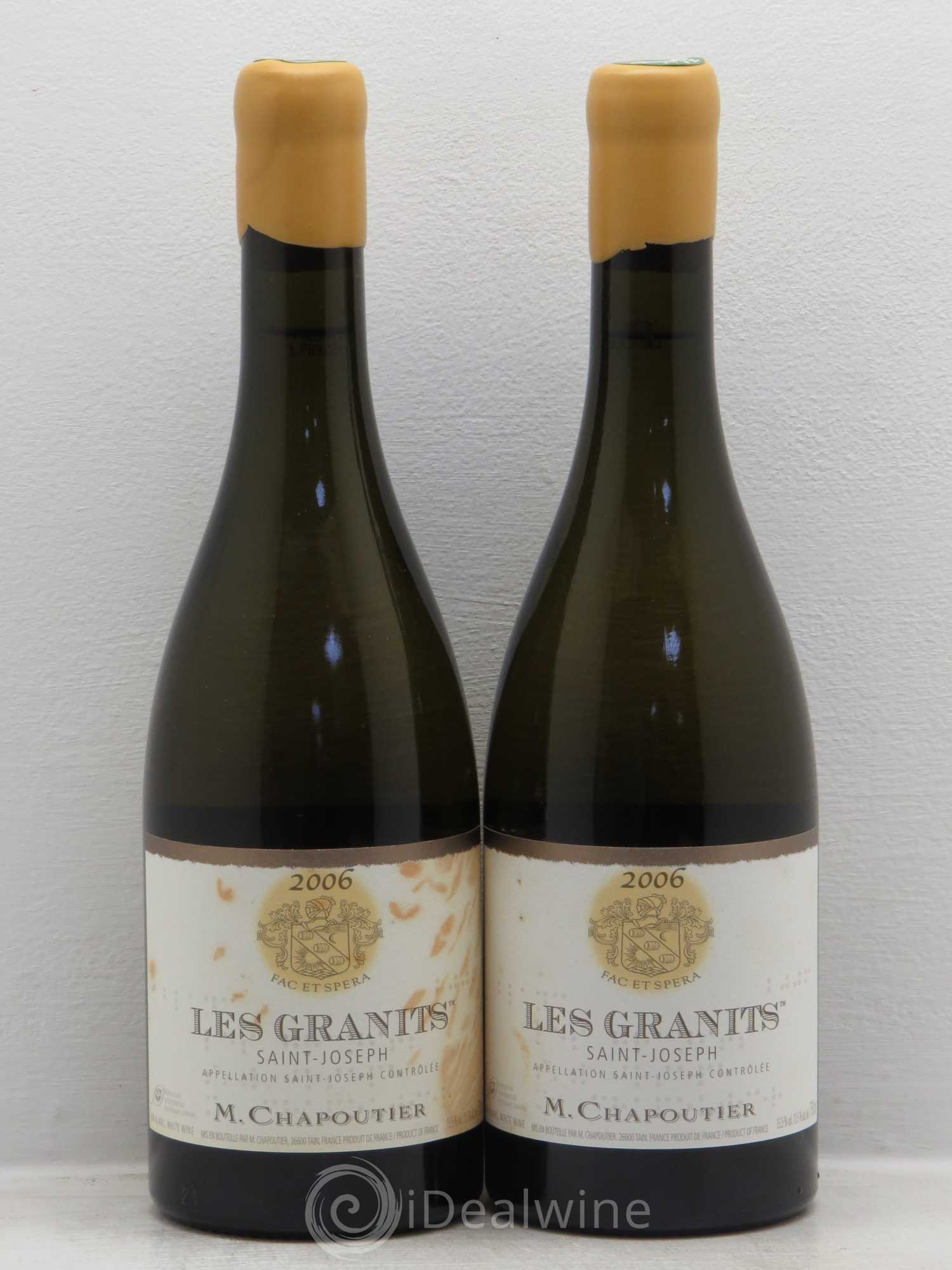 Saint-Joseph Les Granits Chapoutier 2006 - Lot de 2 bouteilles - 0