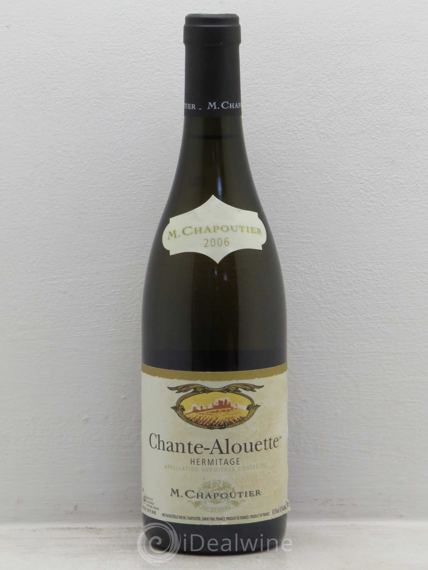 Hermitage Chante Alouette Chapoutier 2006 - Lot de 6 bouteilles - 0