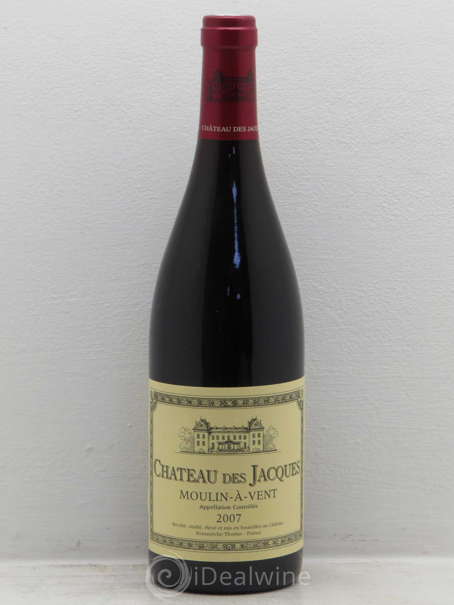 Moulin-à-Vent Château des Jacques 2007 - Lot de 6 bouteilles - 0