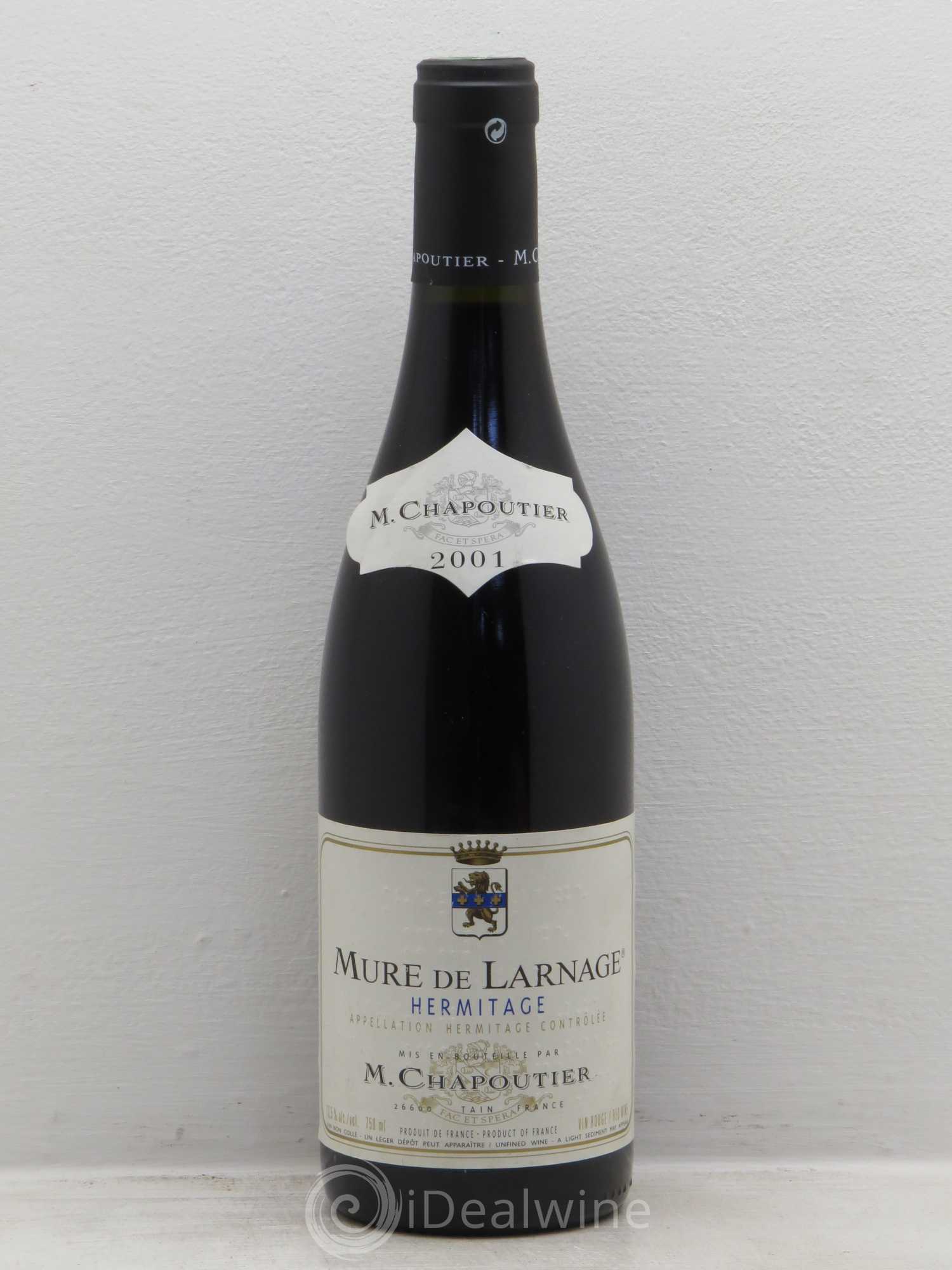 Hermitage Chapoutier Mure de Larnage 2001 - Lot de 1 bouteille - 0