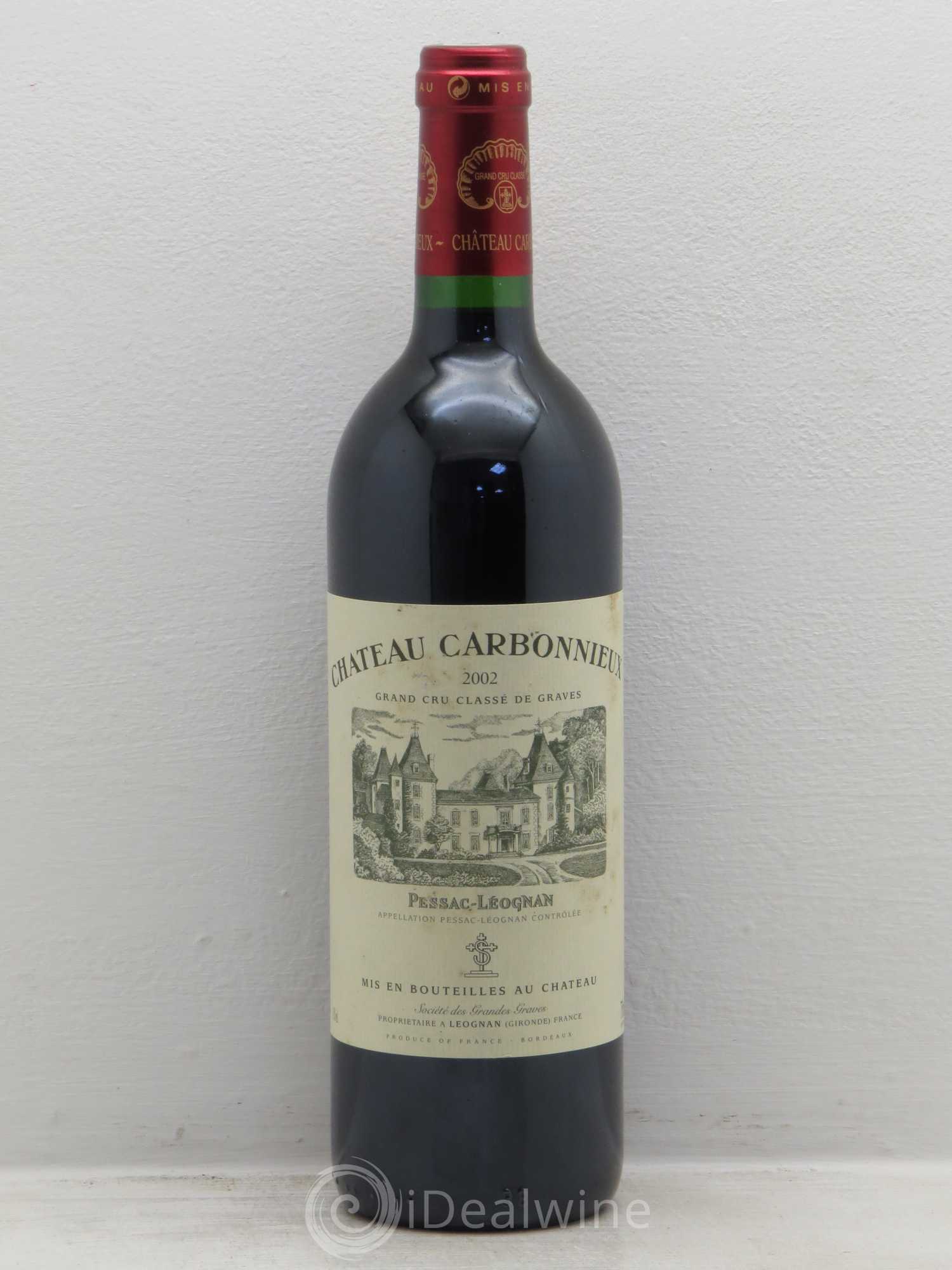 Château Carbonnieux Cru Classé de Graves 2002 - Lot de 1 bouteille - 0