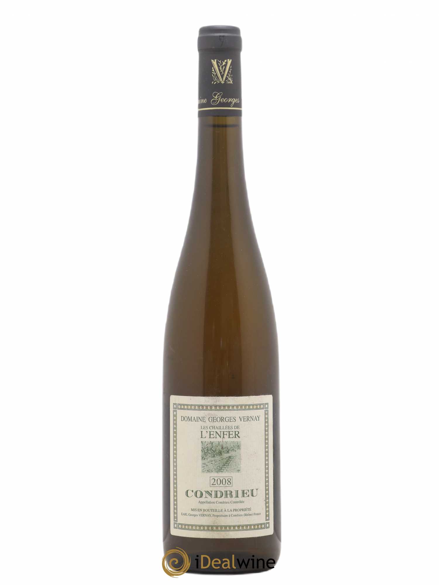 Condrieu Les Chaillées de l'Enfer Georges Vernay 2008 - Lot de 1 bouteille - 0