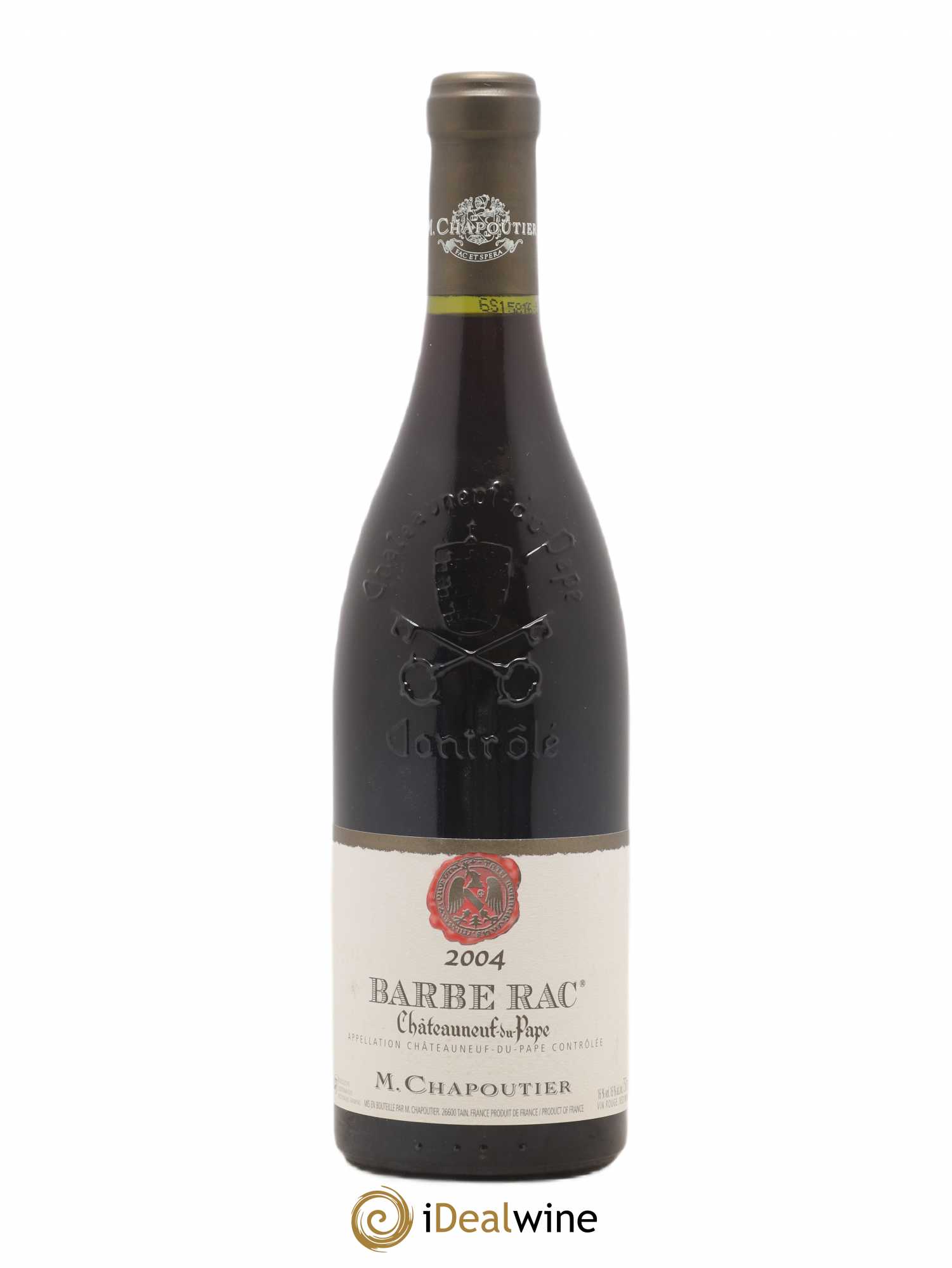 Châteauneuf-du-Pape Barbe Rac Chapoutier 2004 - Posten von 1 Flasche - 0
