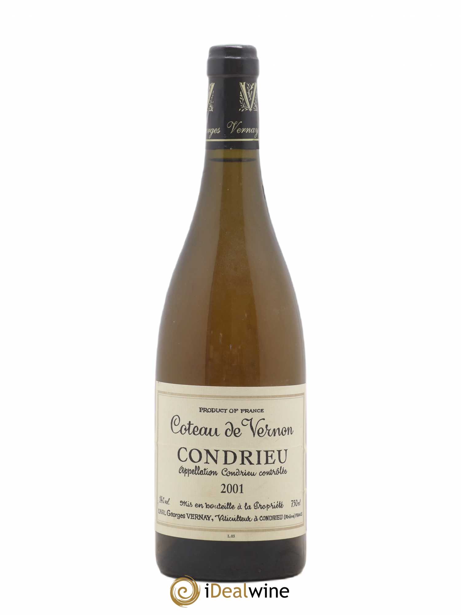 Condrieu Coteau de Vernon Georges Vernay 2001 - Lot de 1 bouteille - 0