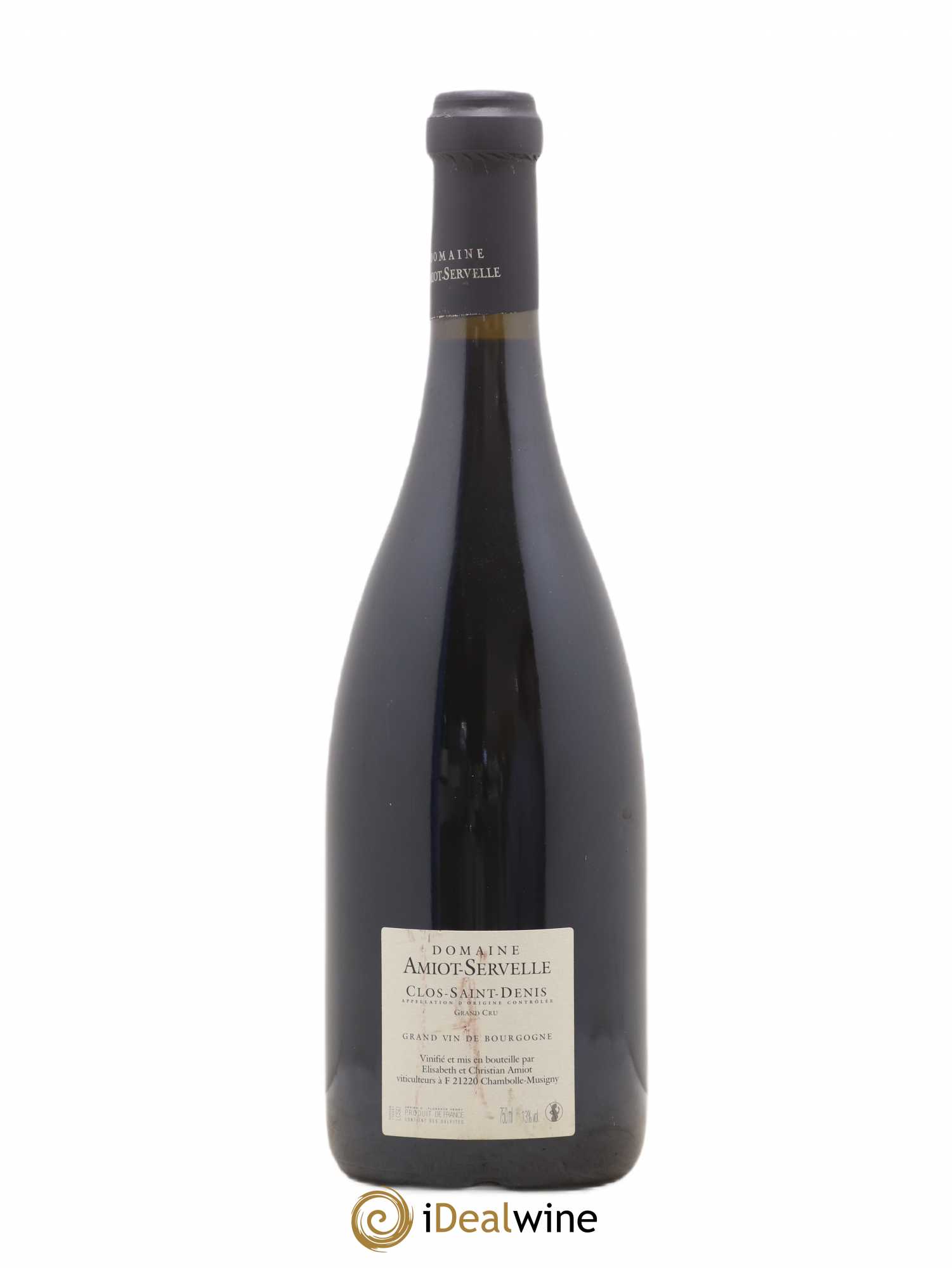 Clos Saint-Denis Grand Cru Amiot-Servelle 2011 - Lot de 1 bouteille - 1