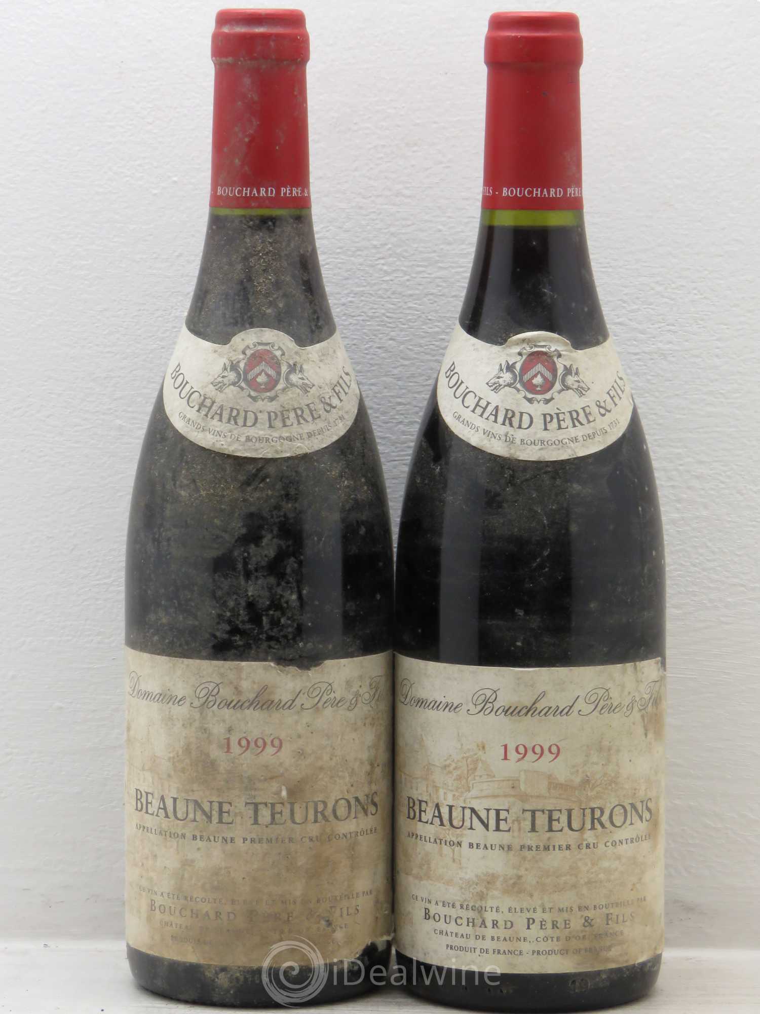 Beaune 1er Cru Teurons Bouchard Père & Fils 1999 - Lot de 2 bouteilles - 0
