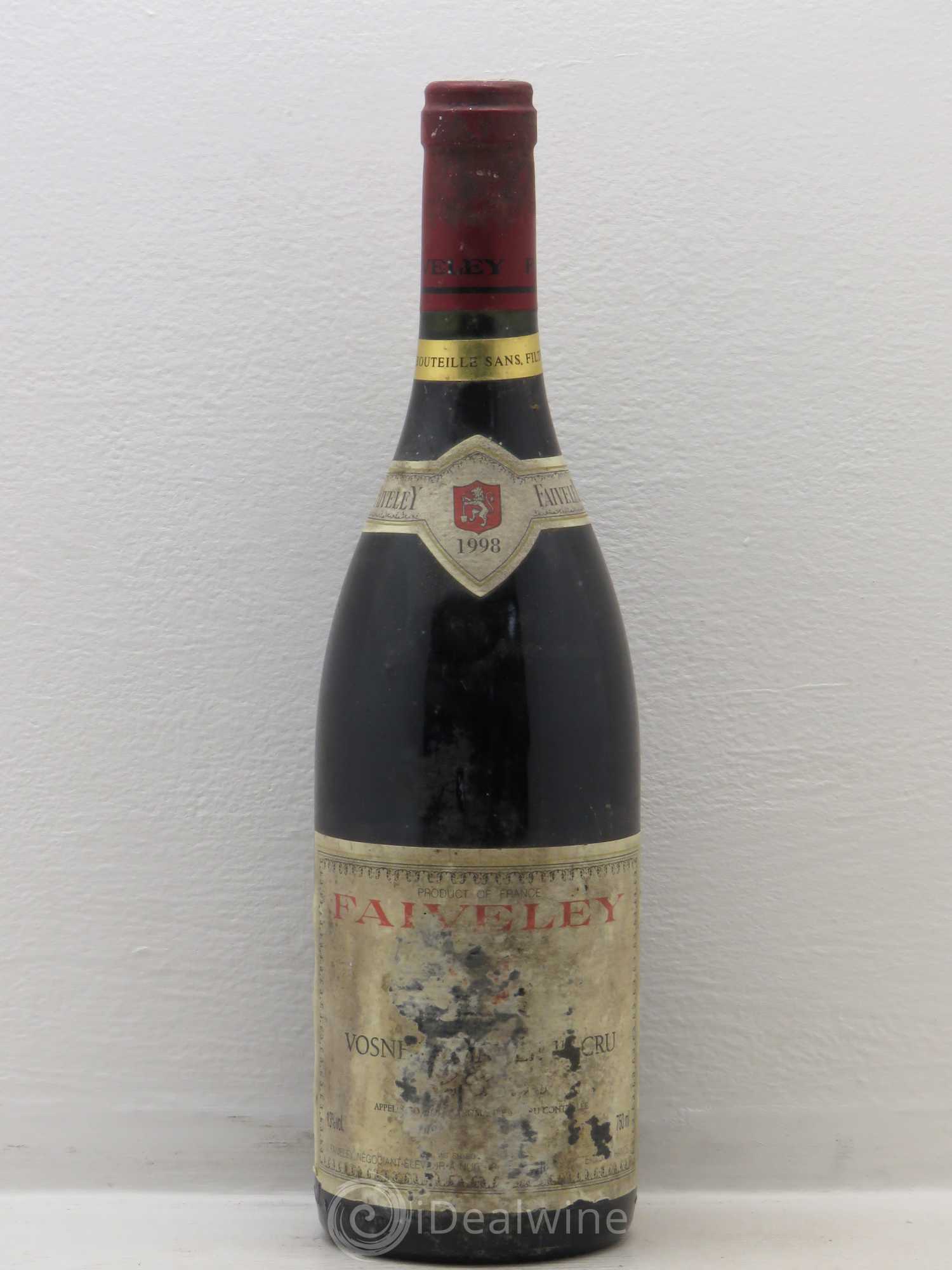 Vosne-Romanée 1er Cru Les Chaumes Faiveley 1998 - Posten von 1 Flasche - 0