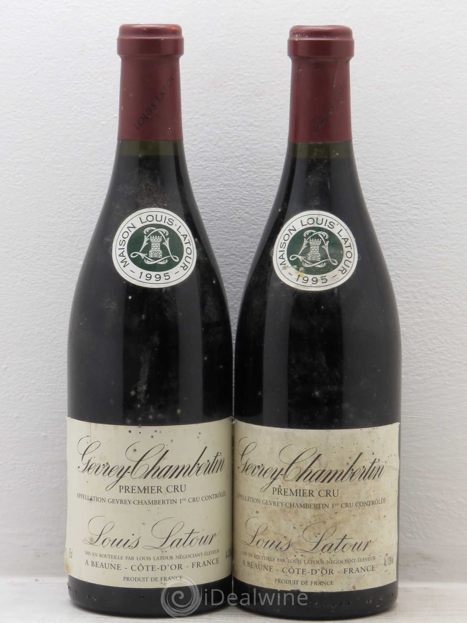 Gevrey-Chambertin 1er Cru Louis Latour (sans prix de réserve) 1995 - Posten von 2 Flaschen - 0