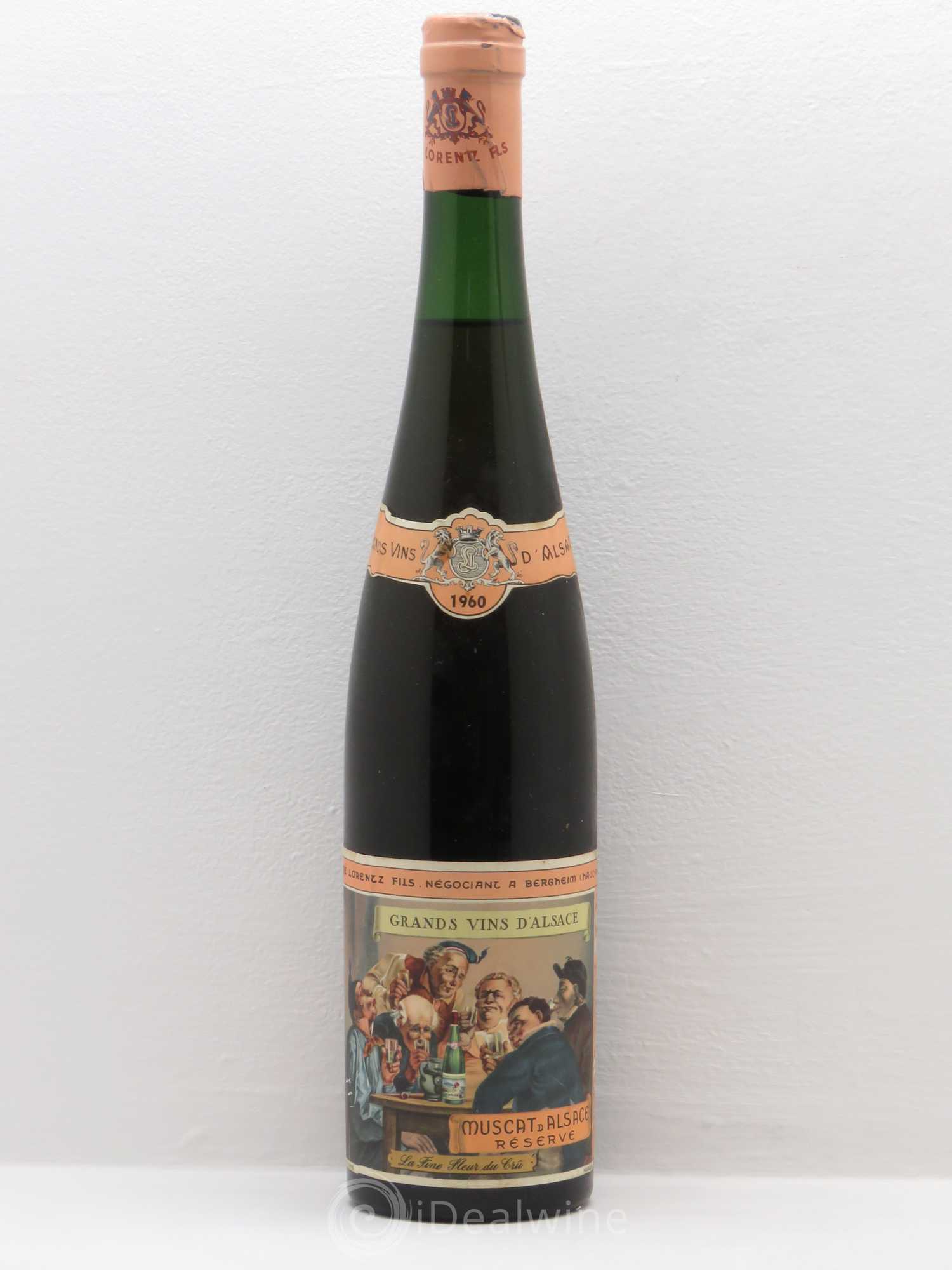Alsace Muscat Réserve J.Lorentz 1960 - Posten von 1 Flasche - 0