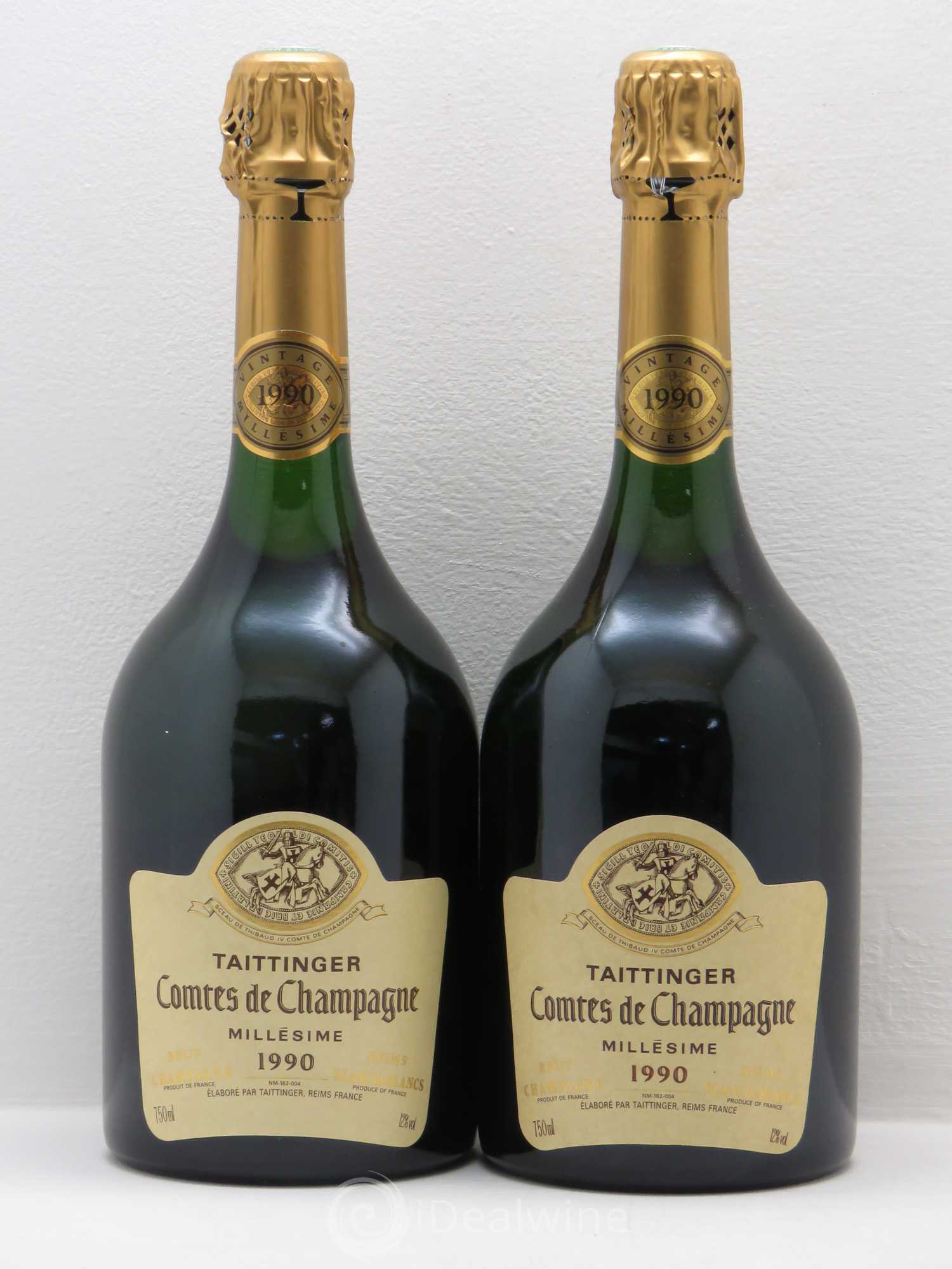 Comtes de Champagne Taittinger 1990 - Lot de 2 bouteilles - 0