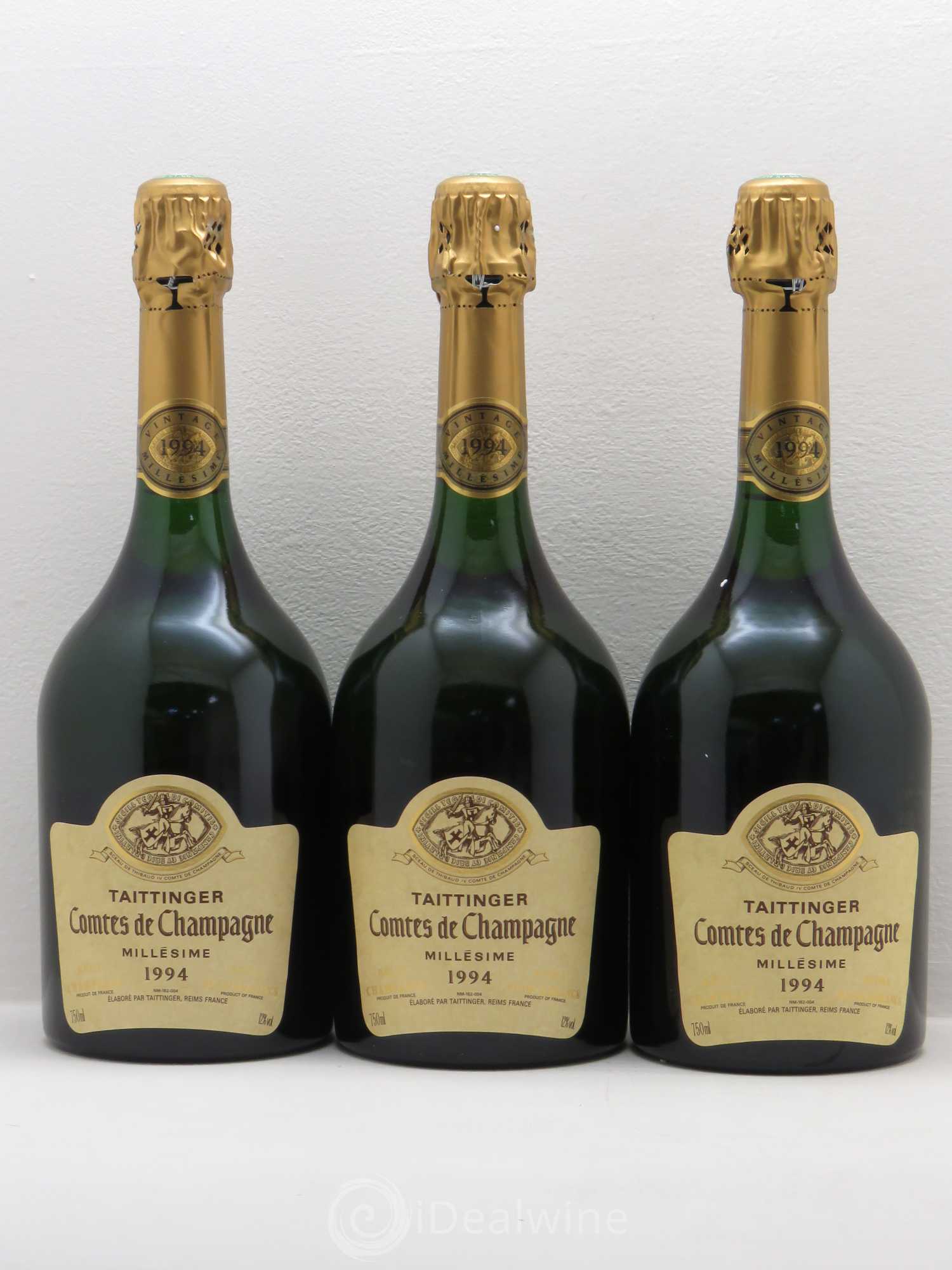 Comtes de Champagne Taittinger 1994 - Lot de 3 bouteilles - 0