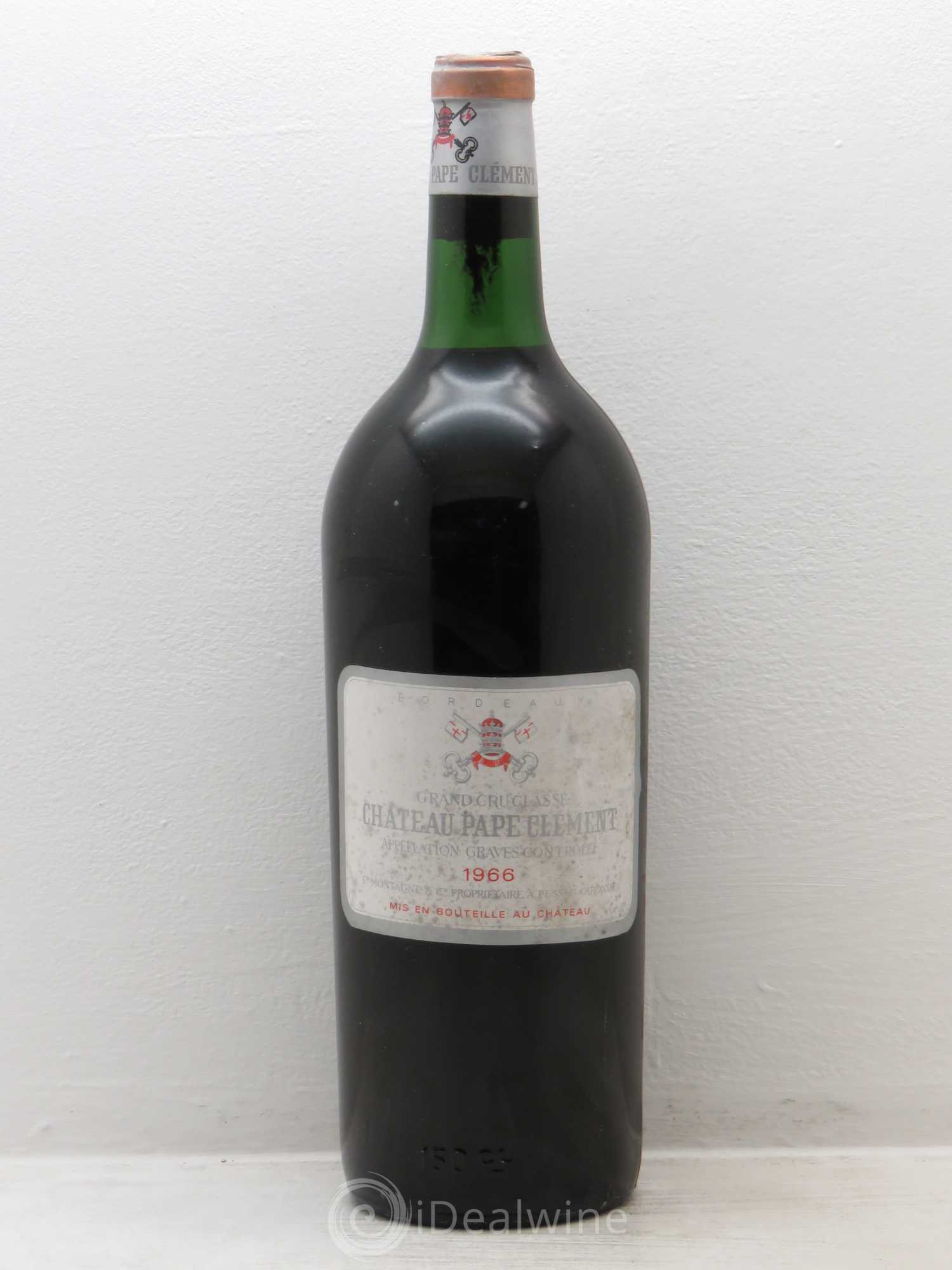 Château Pape Clément Cru Classé de Graves 1966 - Lot de 1 magnum - 0