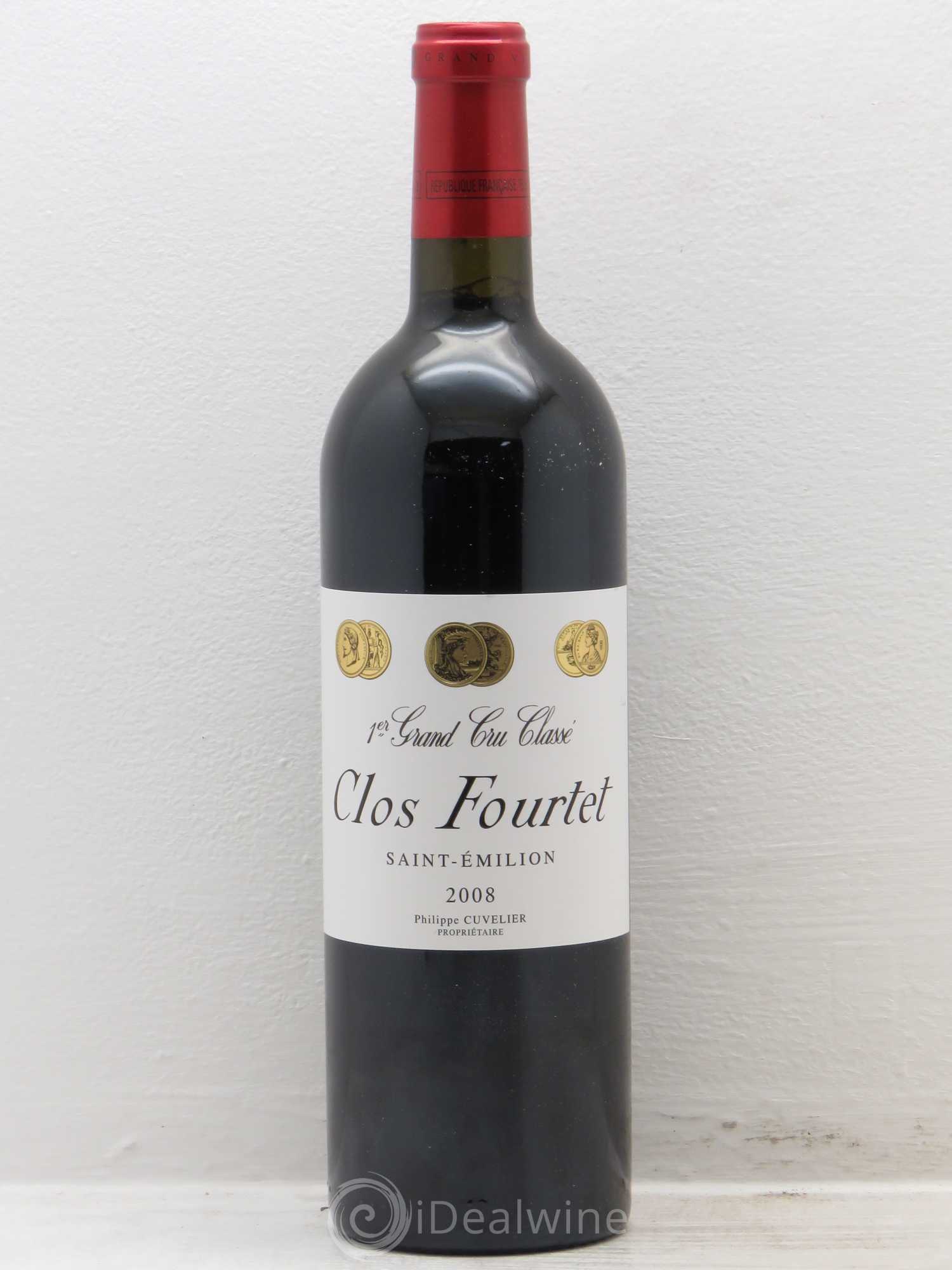 Clos Fourtet 1er Grand Cru Classé B 2008 - Lot de 12 bouteilles - 0