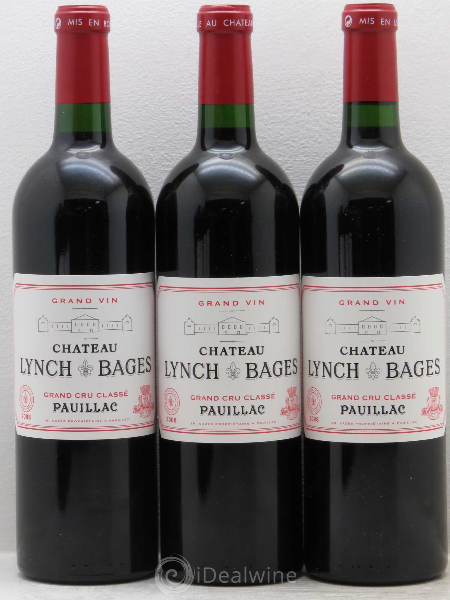 Château Lynch Bages 5ème Grand Cru Classé 2008 - Lot de 12 bouteilles - 3