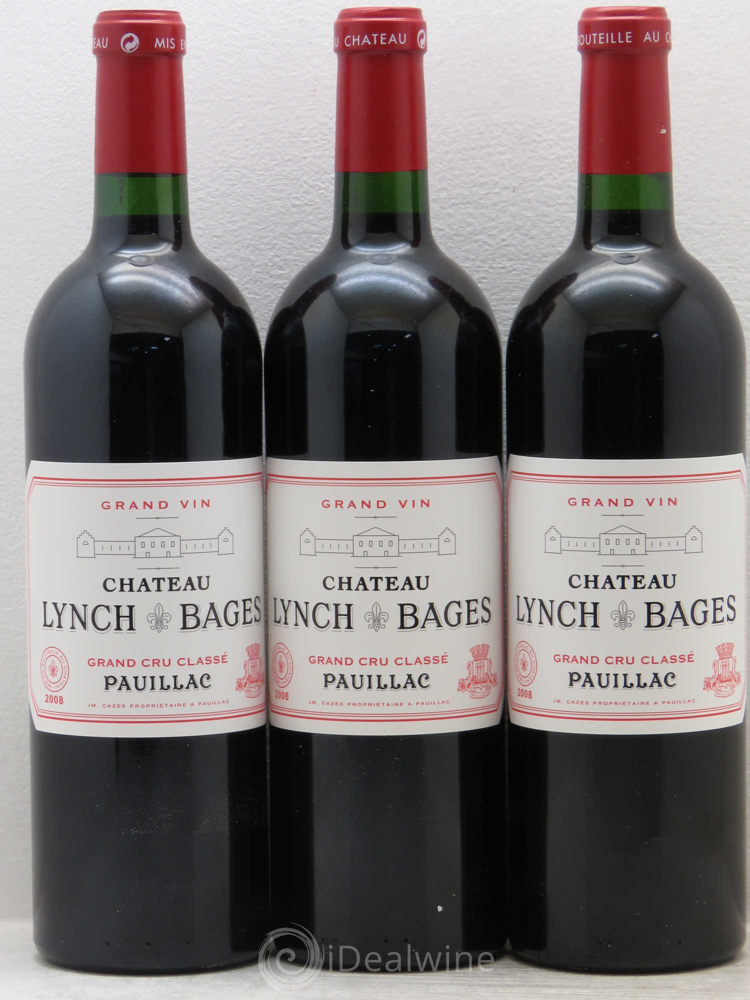 Château Lynch Bages 5ème Grand Cru Classé 2008 - Lot de 12 bouteilles - 4