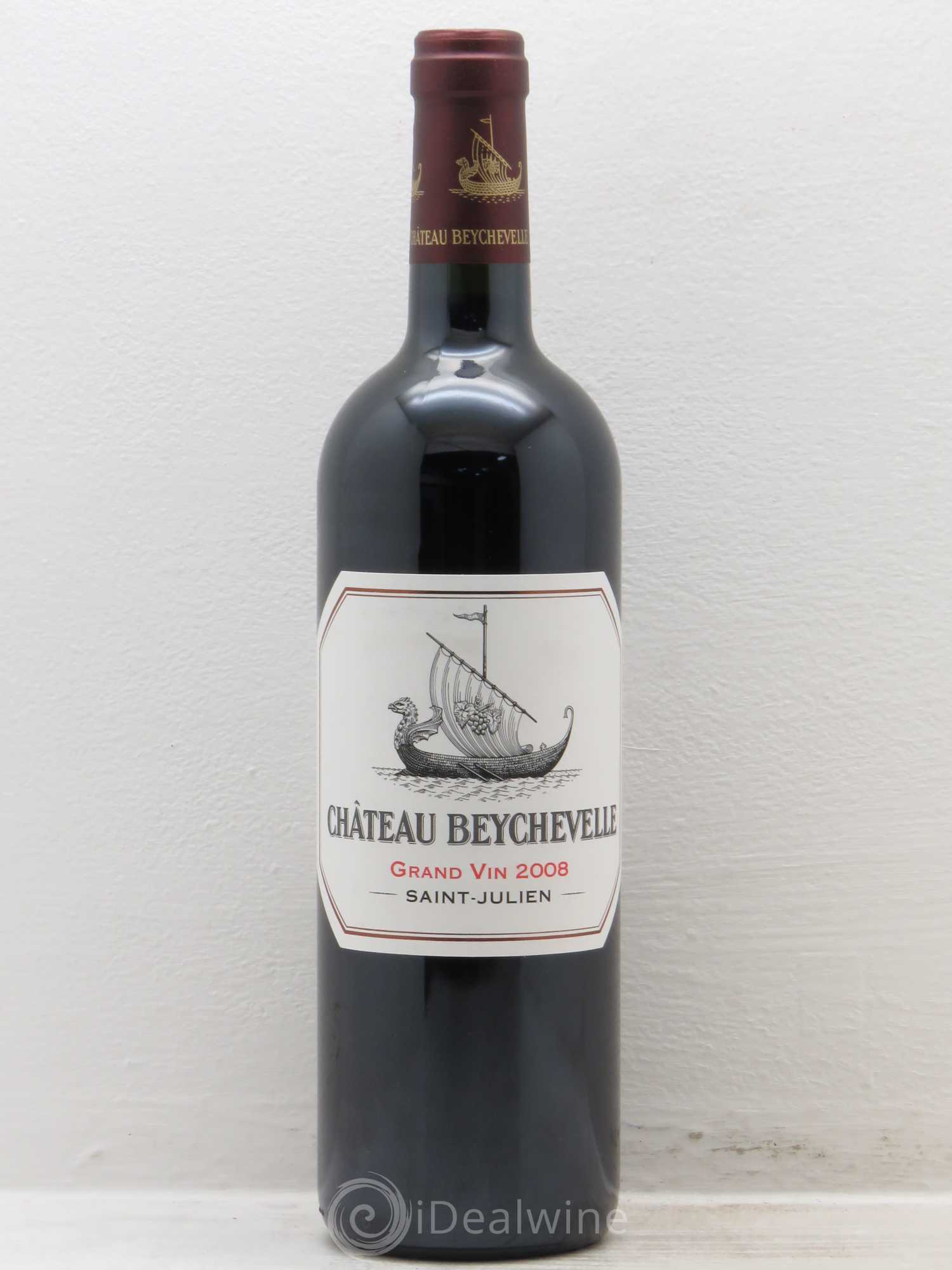 Château Beychevelle 4ème Grand Cru Classé 2008 - Lot de 12 bouteilles - 0