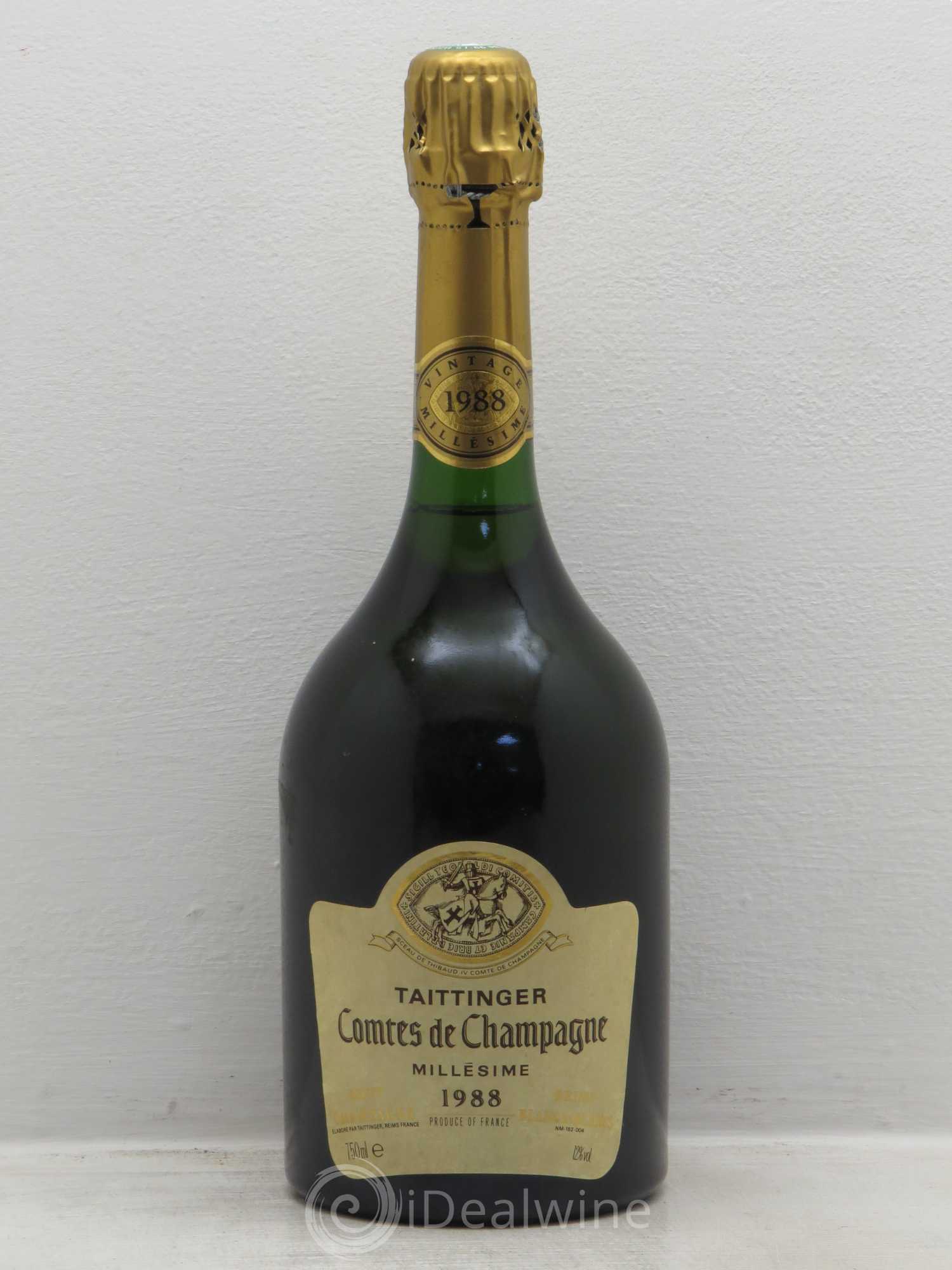 Comtes de Champagne Taittinger 1988 - Lot de 1 bouteille - 0