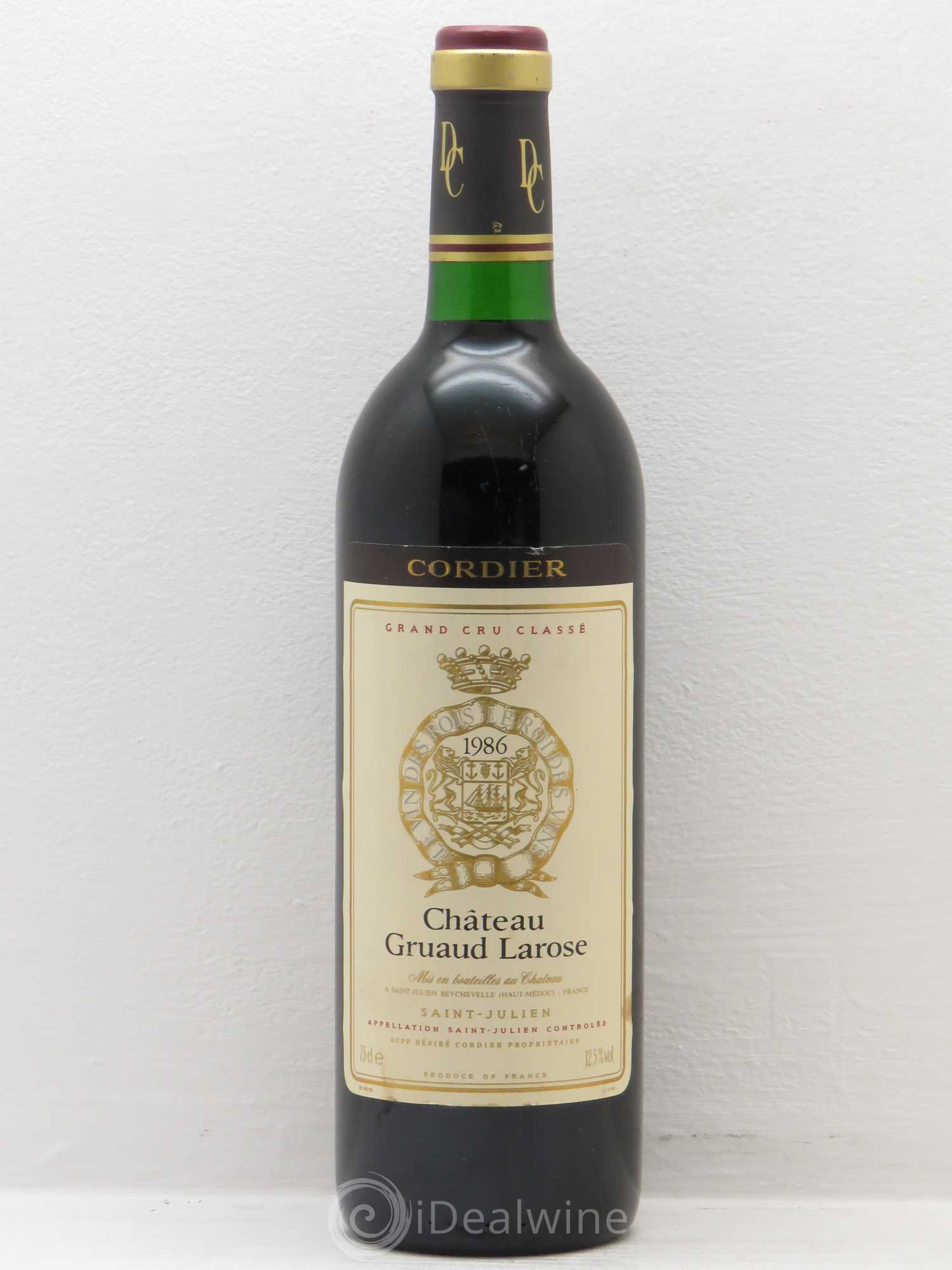 Château Gruaud Larose 2ème Grand Cru Classé 1986 - Lot de 1 bouteille - 0