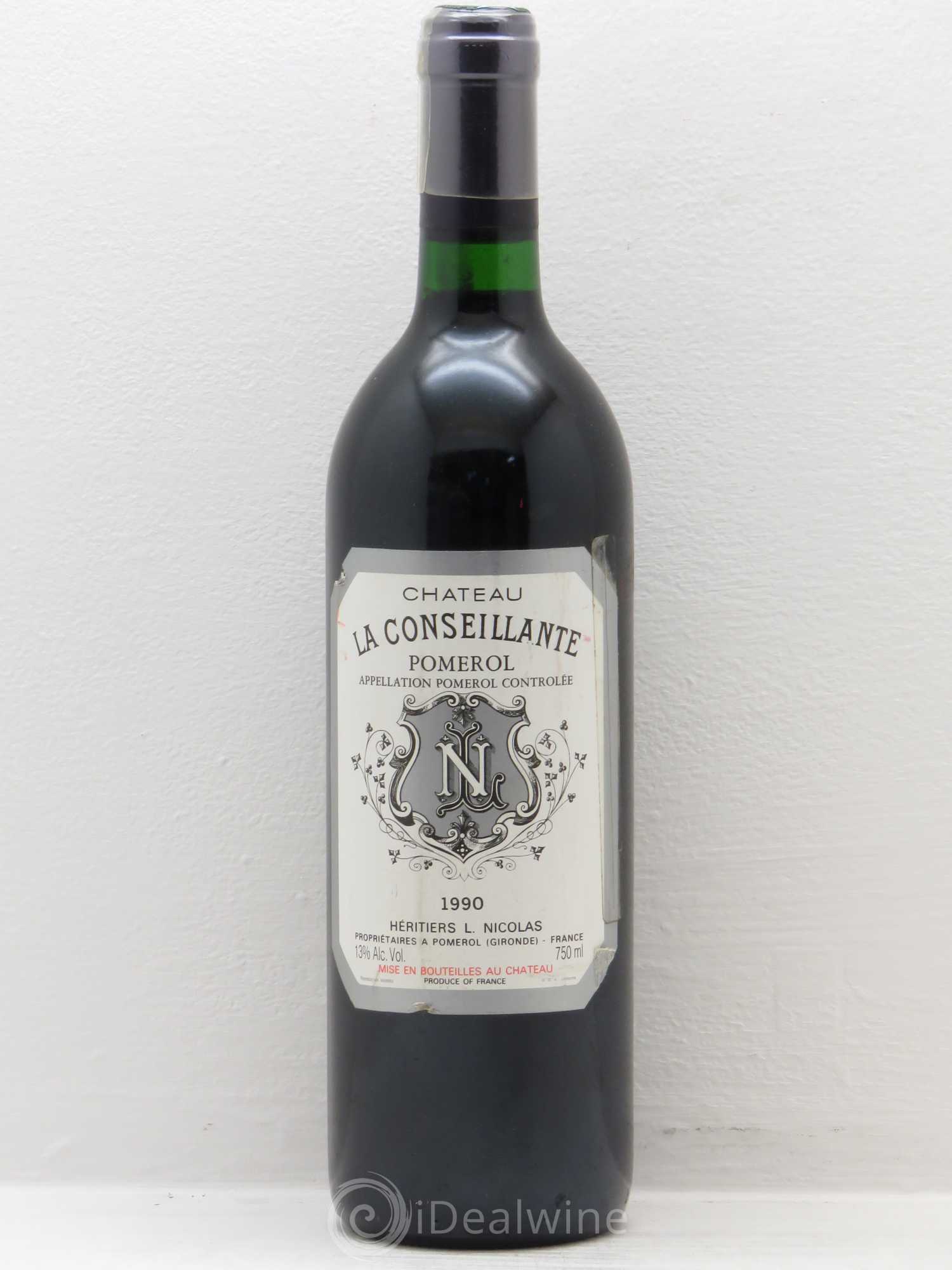 Château la Conseillante 1990 - Lot de 1 bouteille - 0