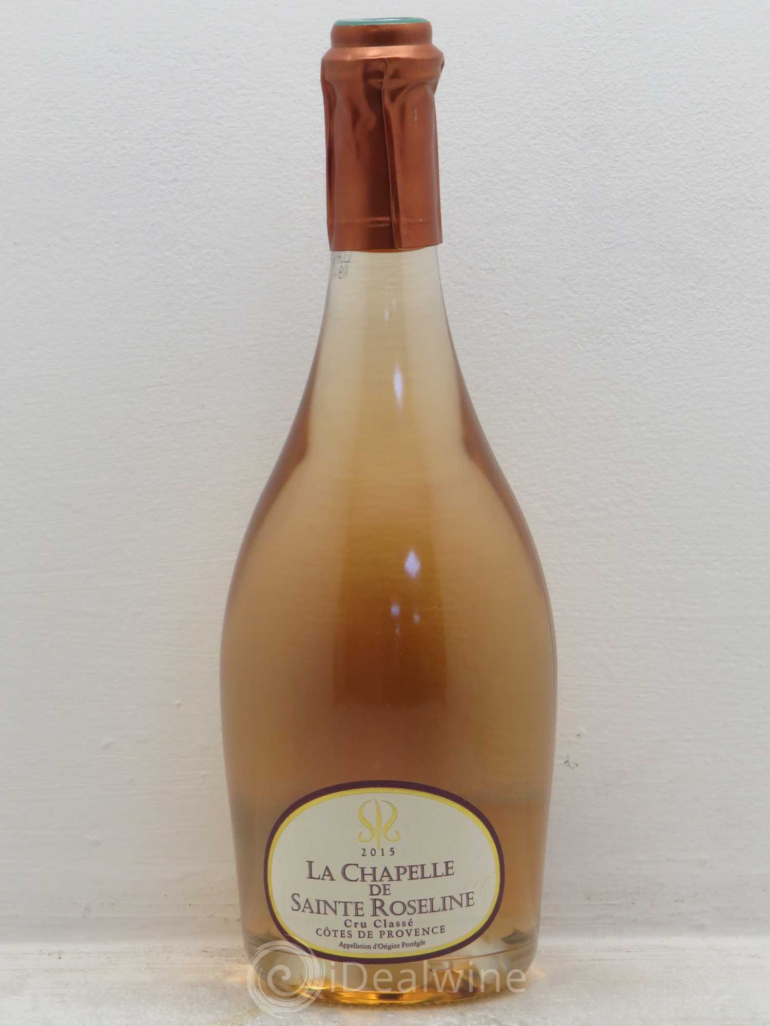 Côtes de Provence Château Sainte-Roseline La Chapelle 2015 - Lot de 1 bouteille - 0