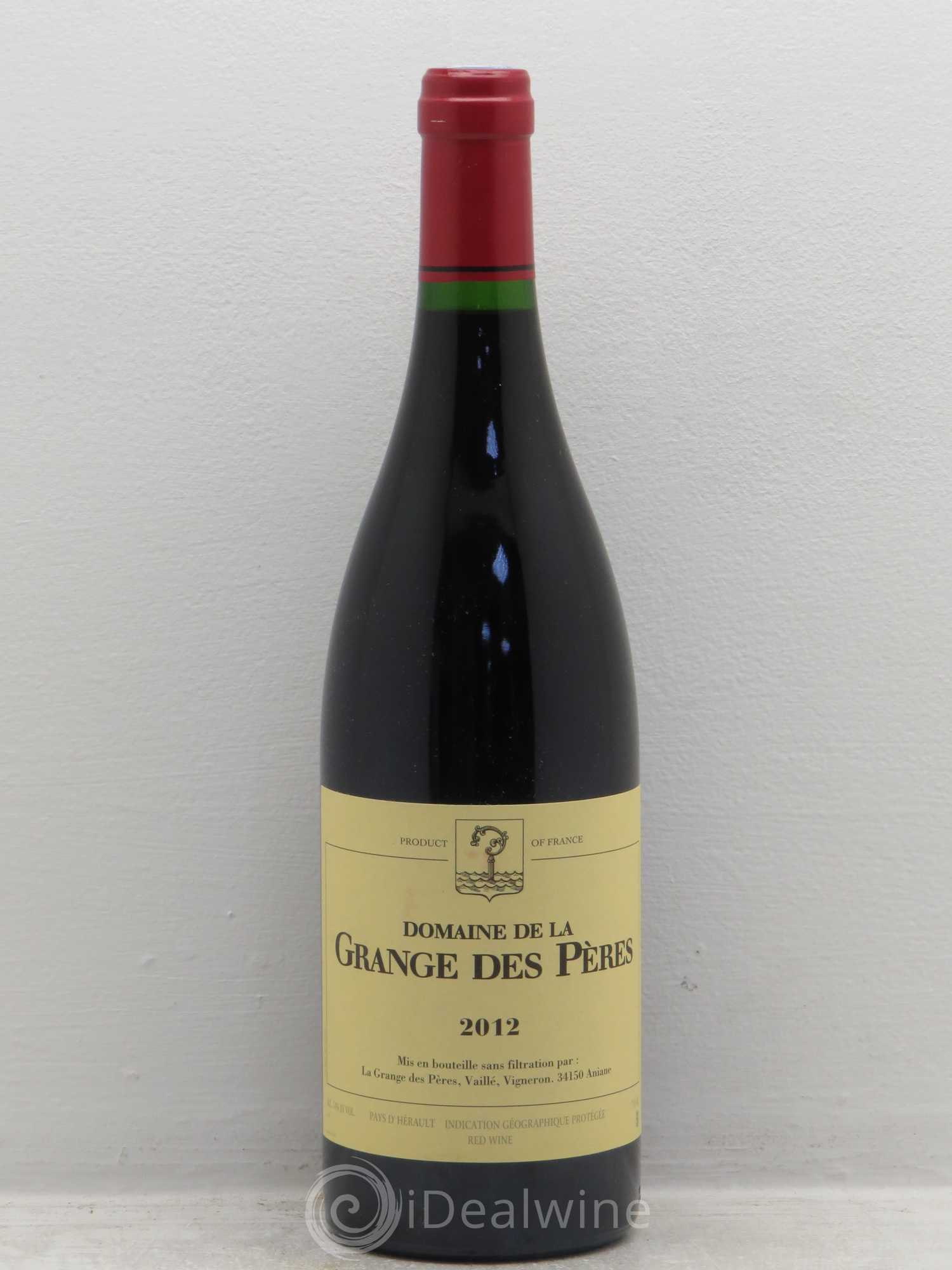 Pays d'Hérault Grange des Pères Laurent Vaillé 2012 - Lot de 1 bouteille - 0
