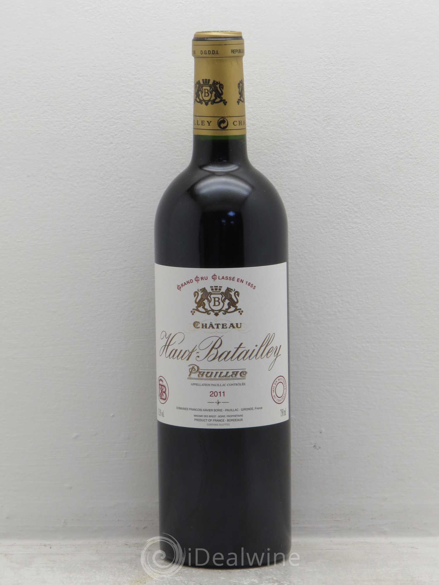Château Haut Batailley 5ème Grand Cru Classé 2011 - Lot de 6 bouteilles - 0