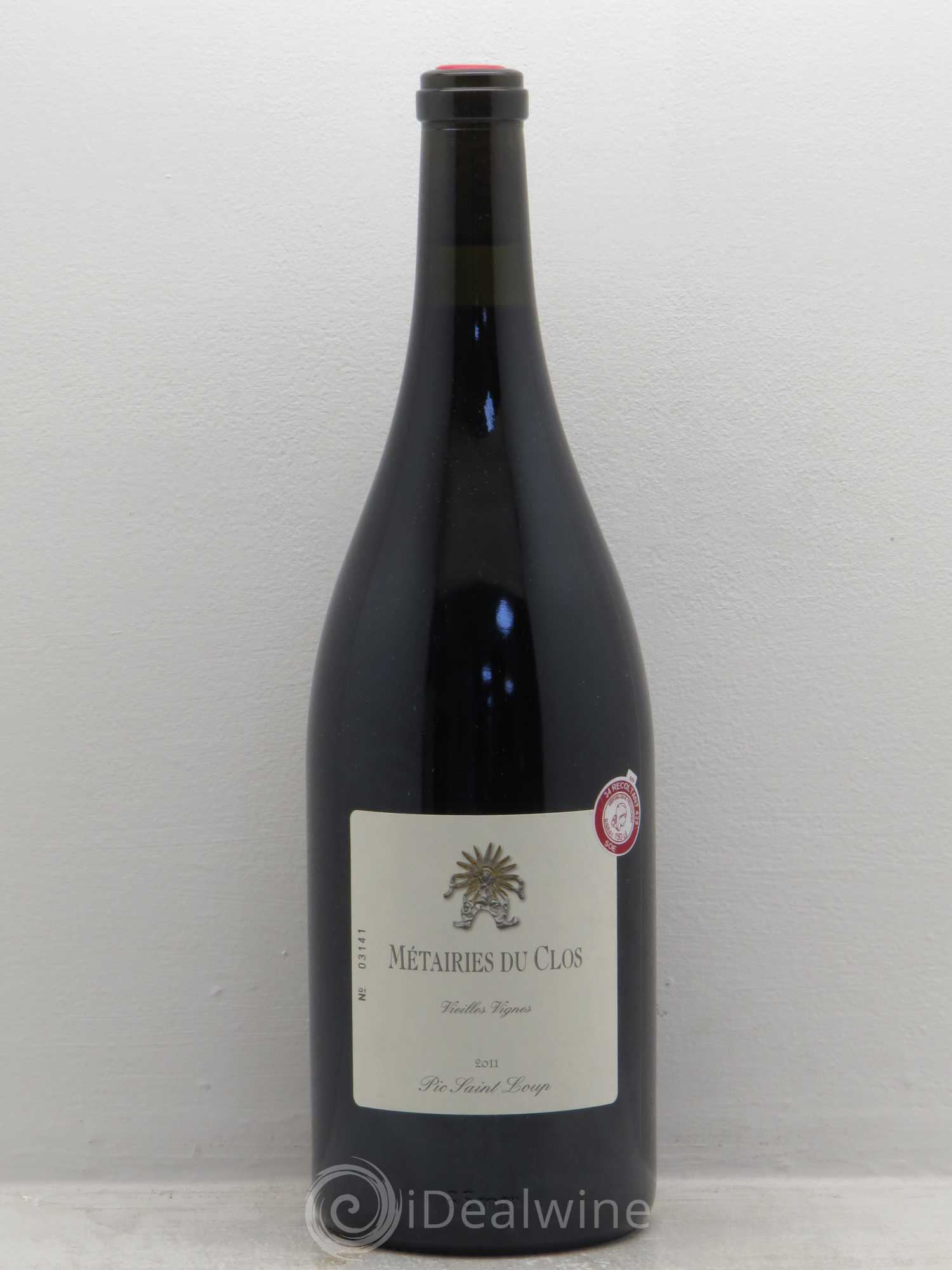 Pic Saint-Loup Les Métairies du Clos Vieilles Vignes Christophe Peyrus et Françoise Julien 2011 - Lotto di 1 magnum - 0