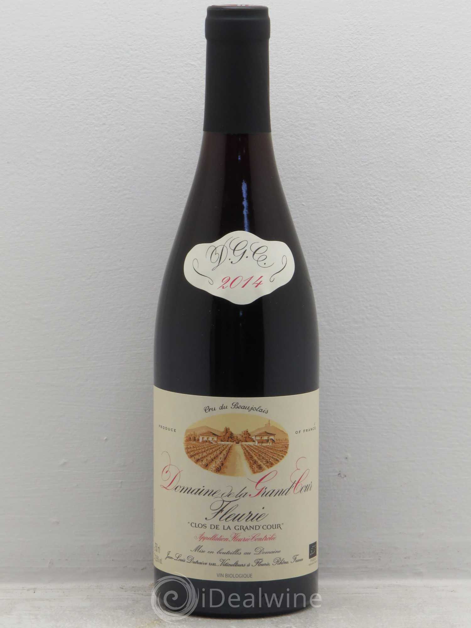 Fleurie Clos de la Grand'Cour Grand'cour (Domaine de la) - Jean-Louis Dutraive 2014 - Lot de 1 bouteille - 0