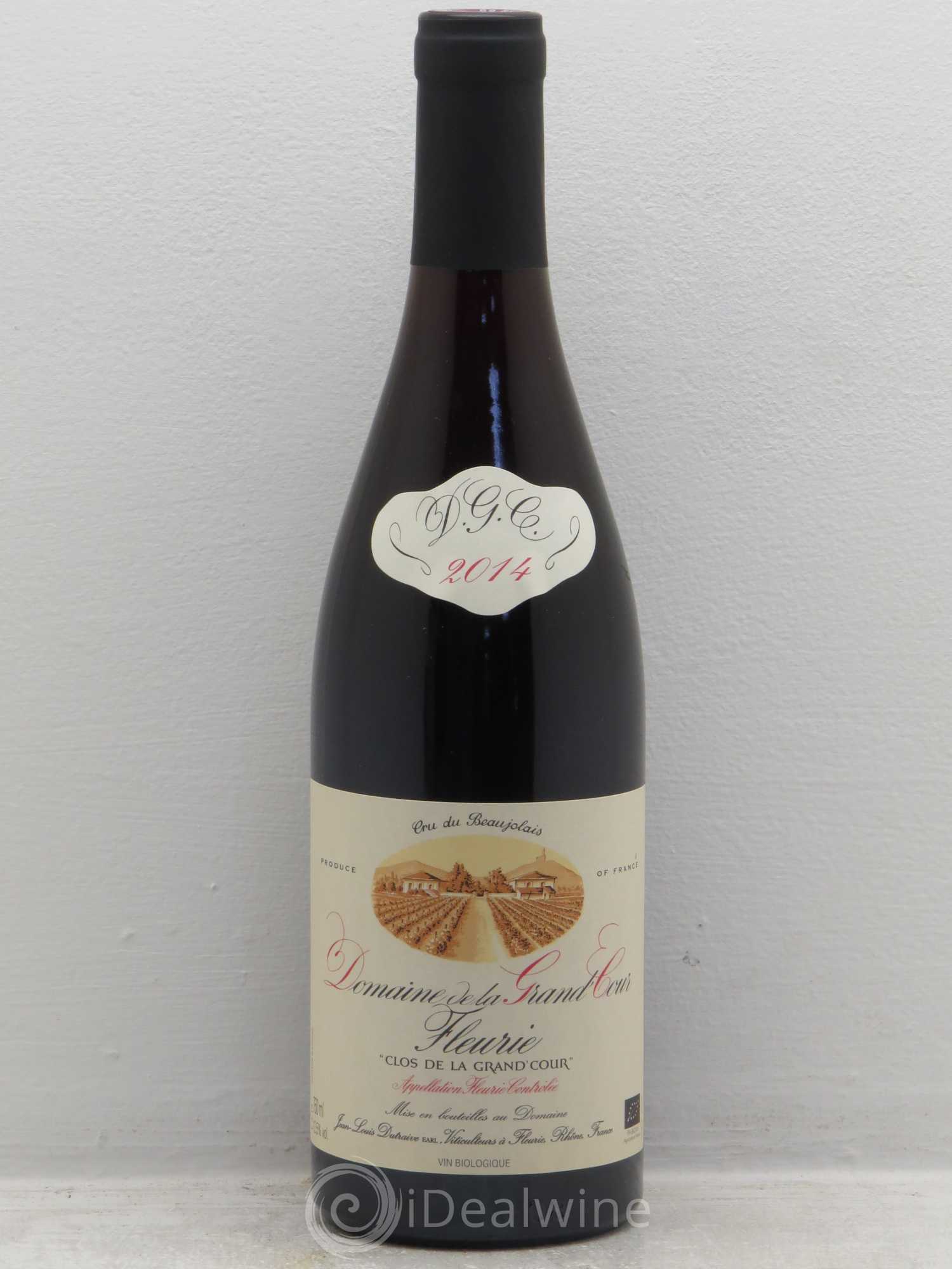 Fleurie Clos de la Grand'Cour Grand'cour (Domaine de la) - Jean-Louis Dutraive 2014 - Lot de 1 bouteille - 0