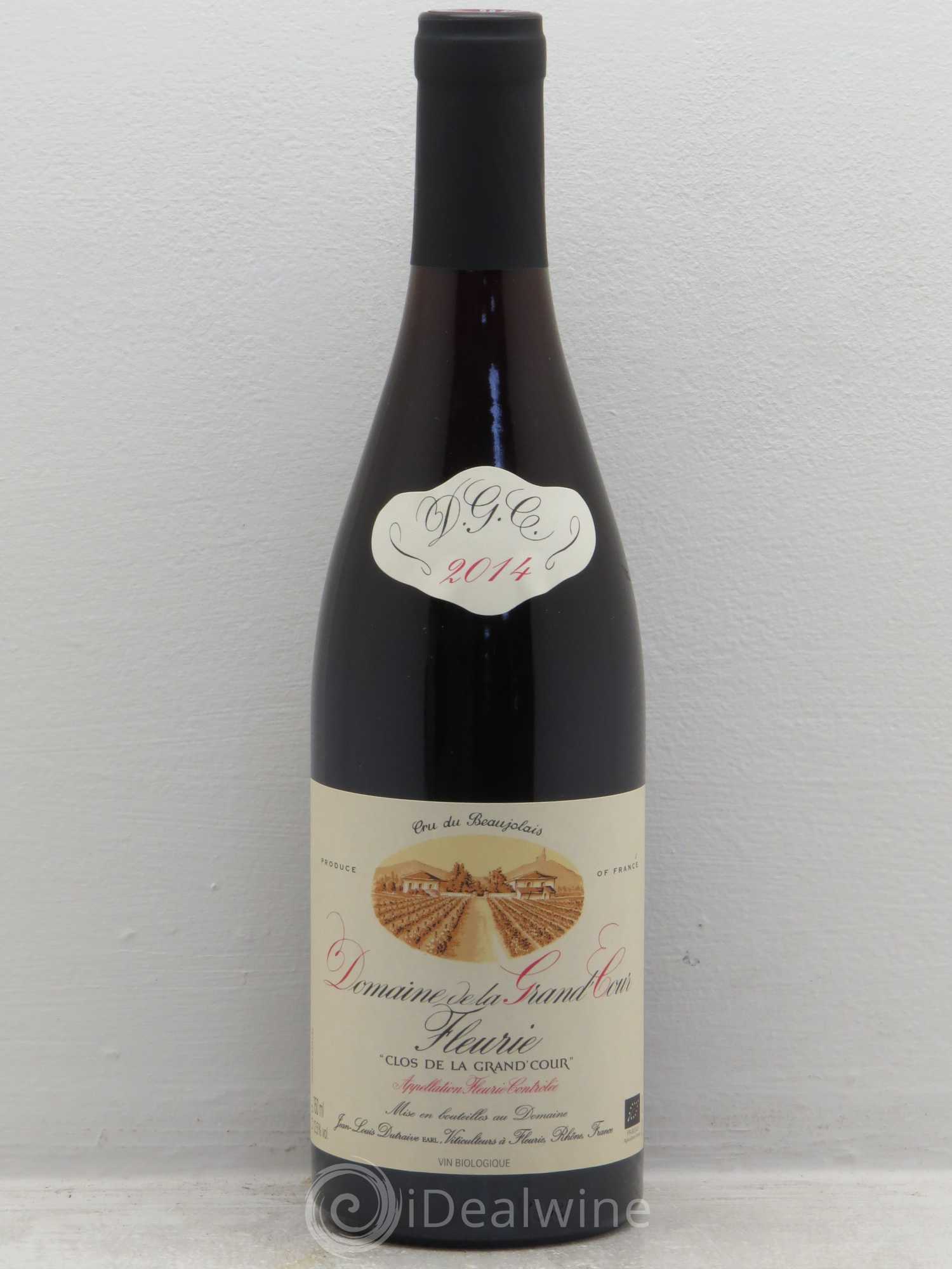 Fleurie Clos de la Grand'Cour Grand'cour (Domaine de la) - Jean-Louis Dutraive 2014 - Lot de 1 bouteille - 0