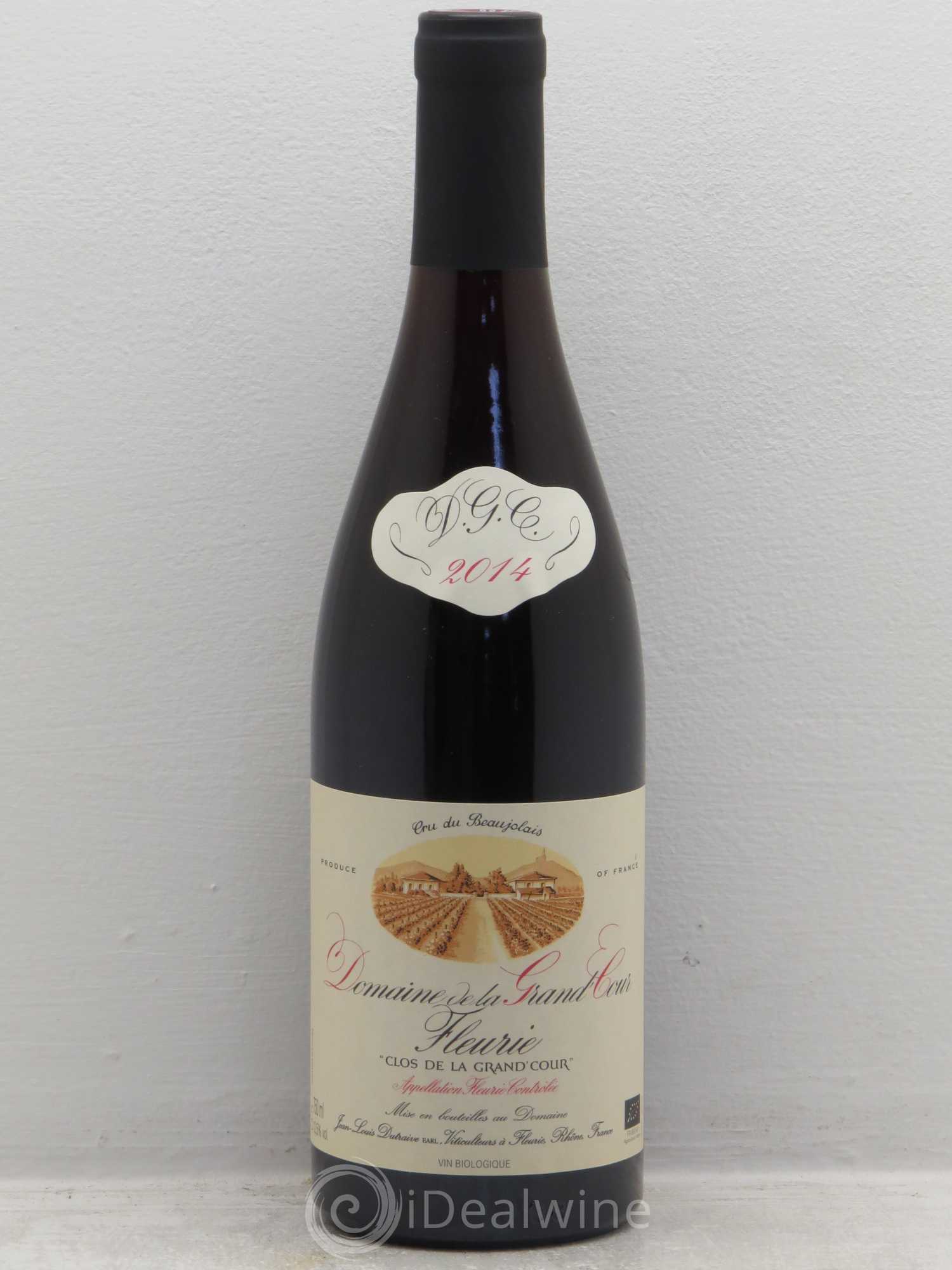 Fleurie Clos de la Grand'Cour Grand'cour (Domaine de la) - Jean-Louis Dutraive 2014 - Lot de 1 bouteille - 0
