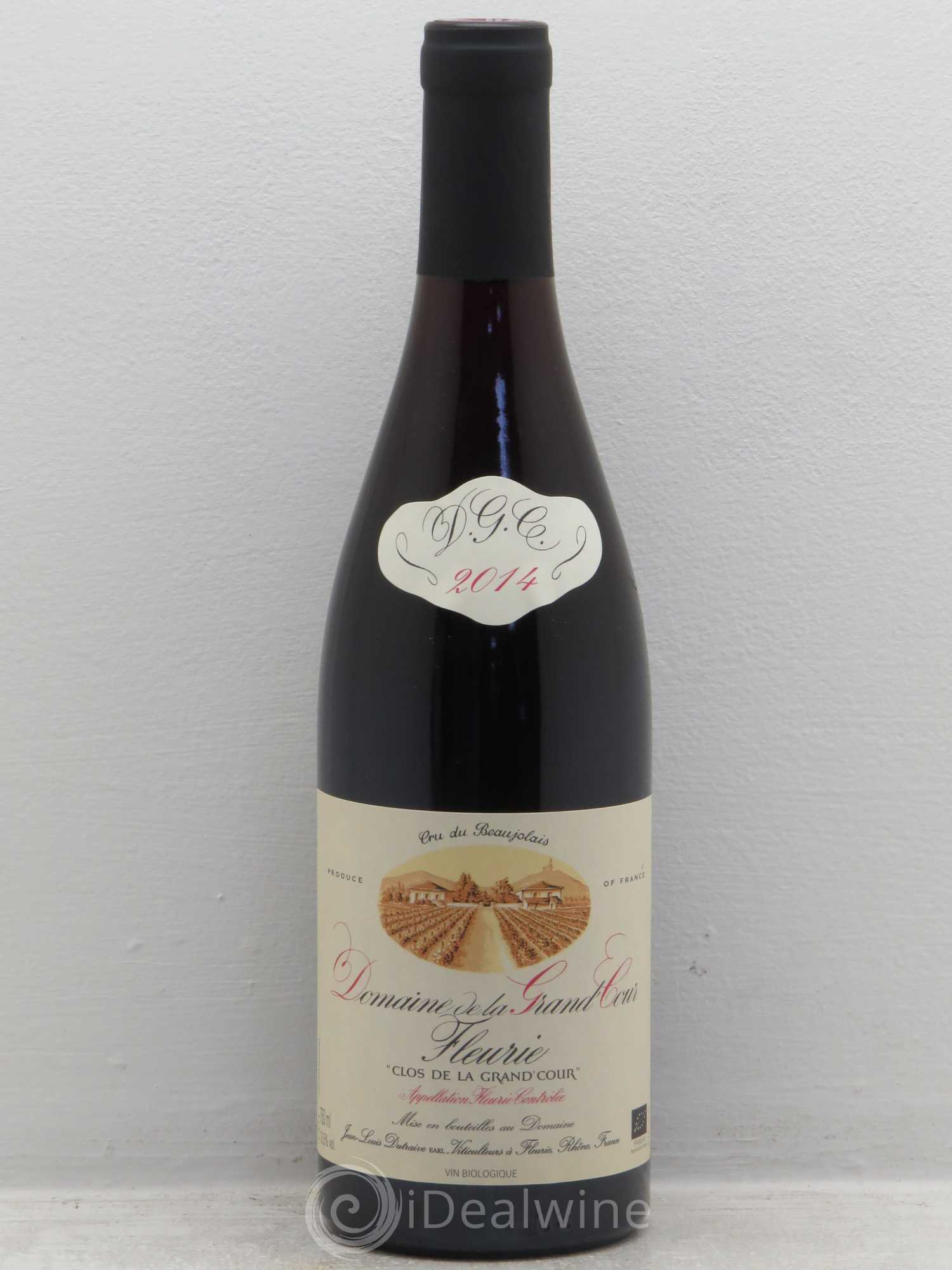 Fleurie Clos de la Grand'Cour Grand'cour (Domaine de la) - Jean-Louis Dutraive 2014 - Lot de 1 bouteille - 0