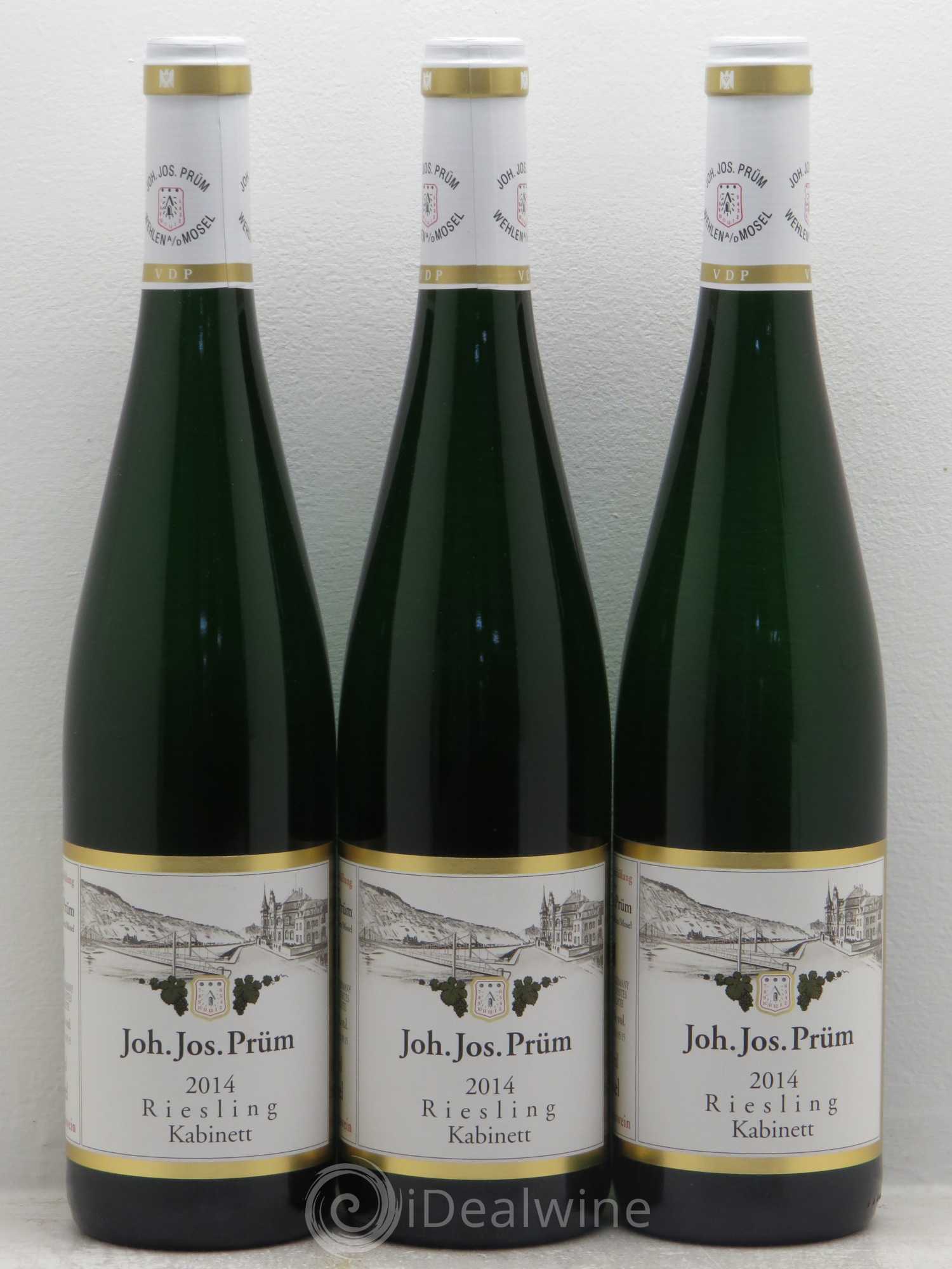 Riesling Joh. Jos. Prum Kabinett 2014 - Lot de 3 bouteilles - 0