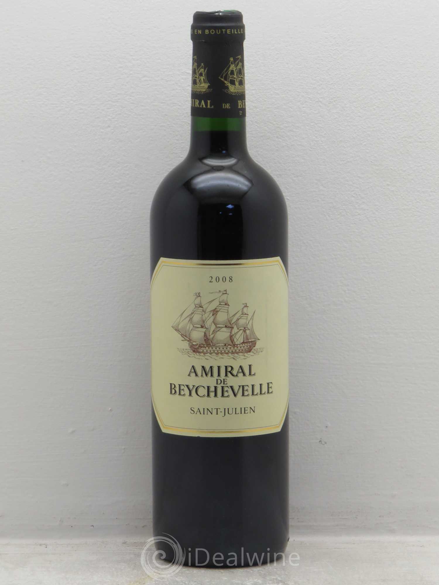 Amiral de Beychevelle Second Vin 2008 - Lot de 1 bouteille - 0