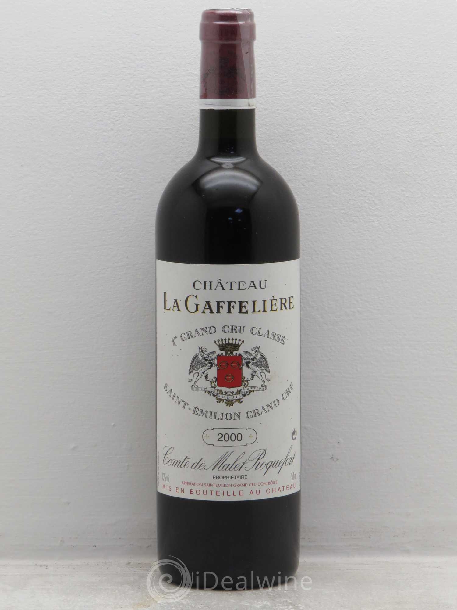 Château la Gaffelière 1er Grand Cru Classé B 2000 - Lot de 1 bouteille - 0
